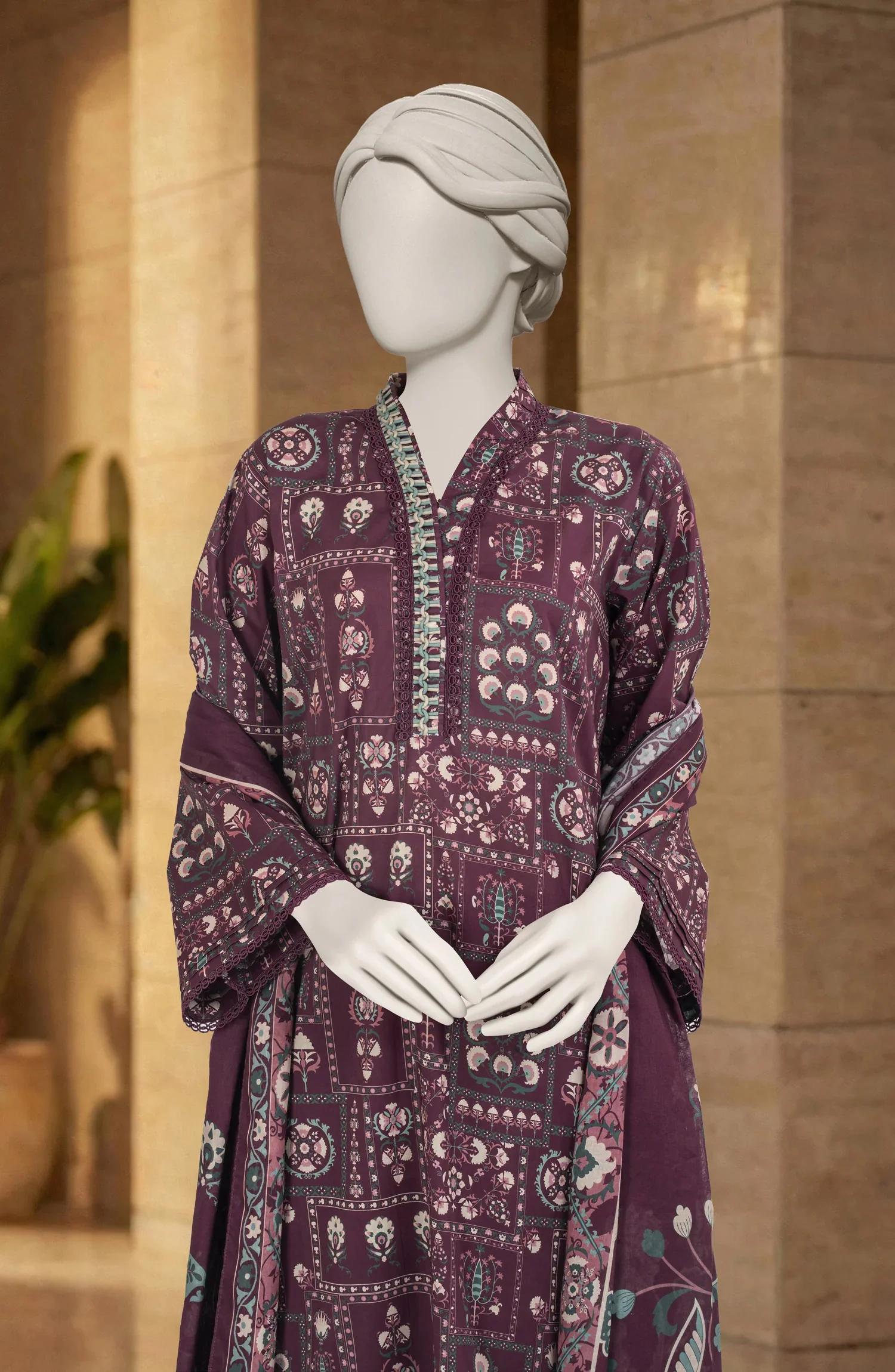 PRINTED LAWN STITCHED 3 PIECE - Image 2