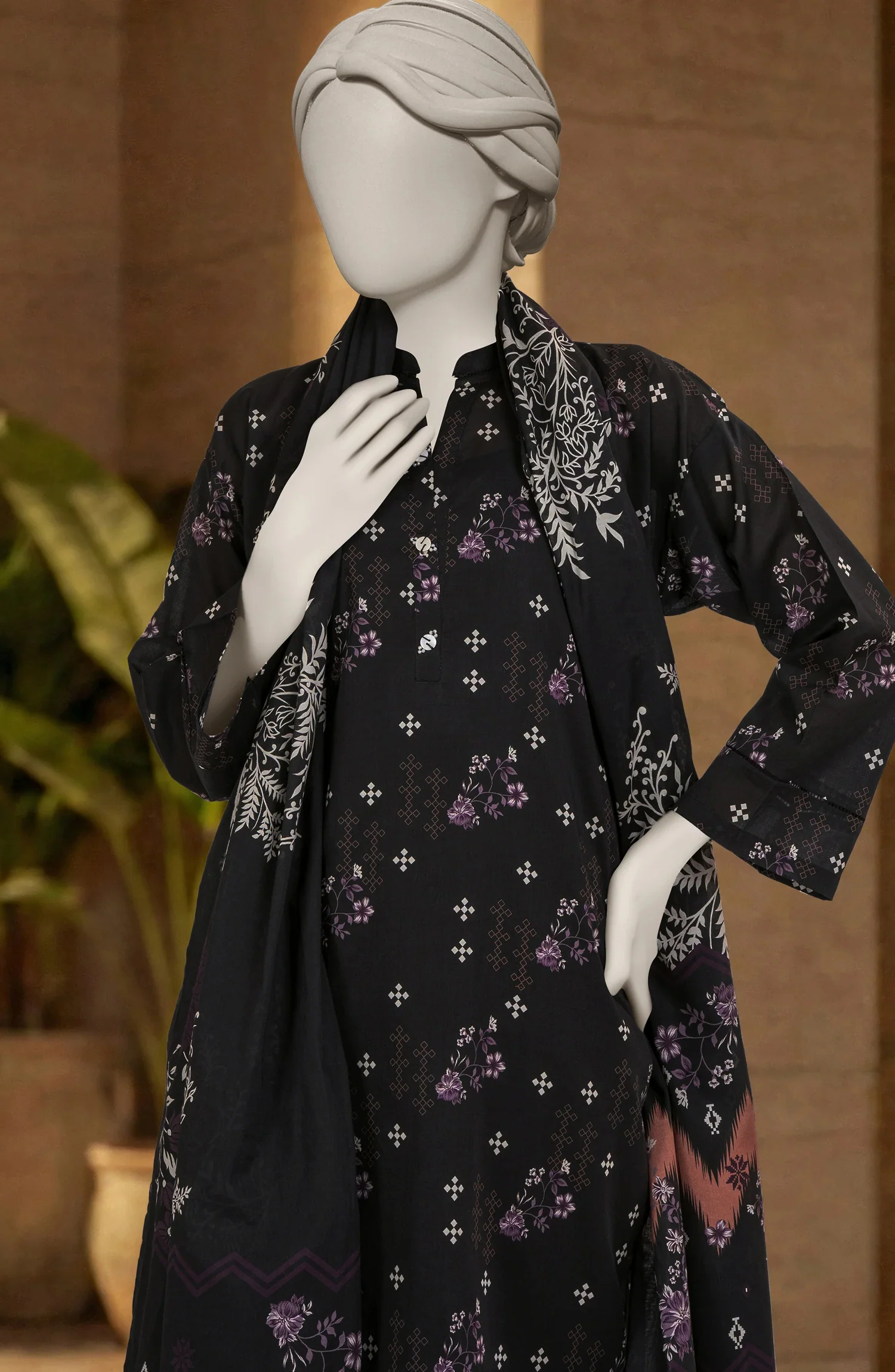PRINTED LAWN STITCHED 3 PIECE - Image 2