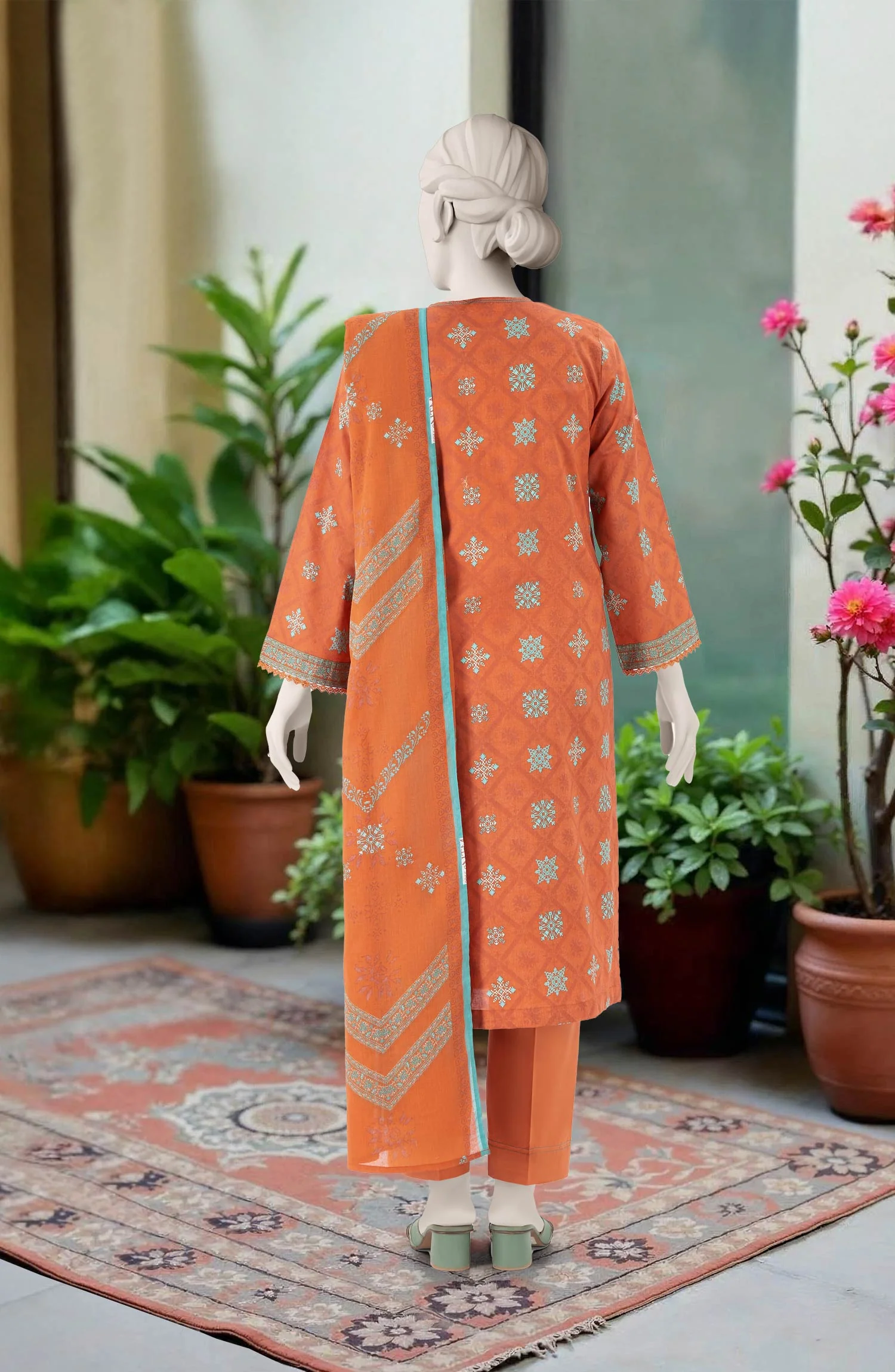 PRINTED LAWN STITCHED 3 PIECE - Image 2
