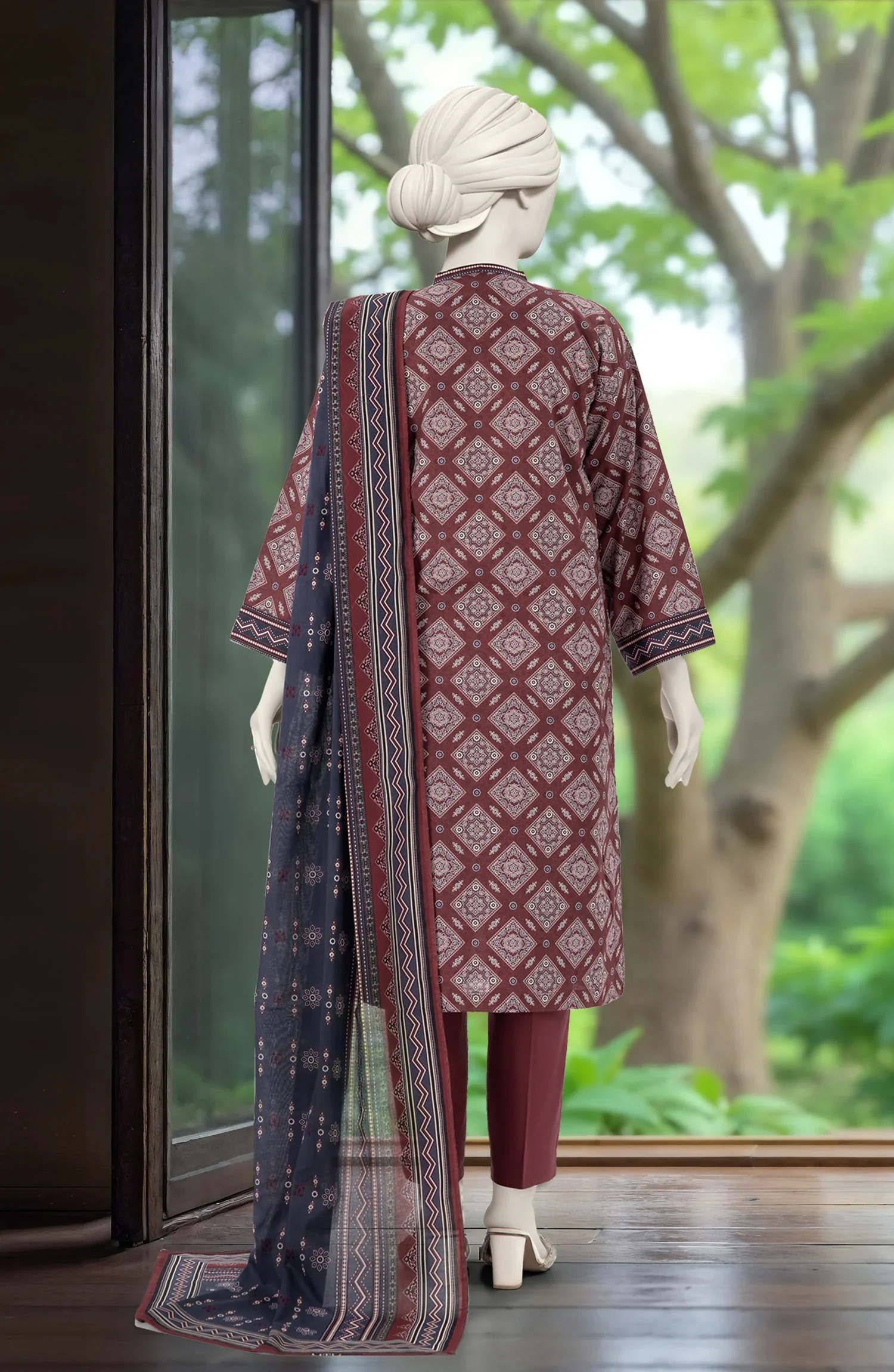 PRINTED LAWN STITCHED 3 PIECE - Image 2
