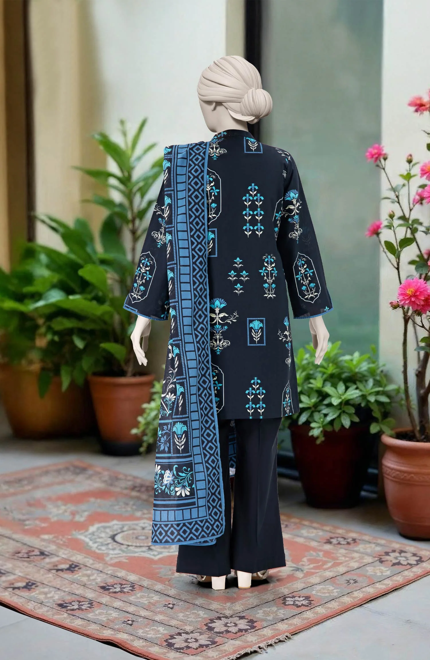 PRINTED LAWN STITCHED 3 PIECE - Image 2