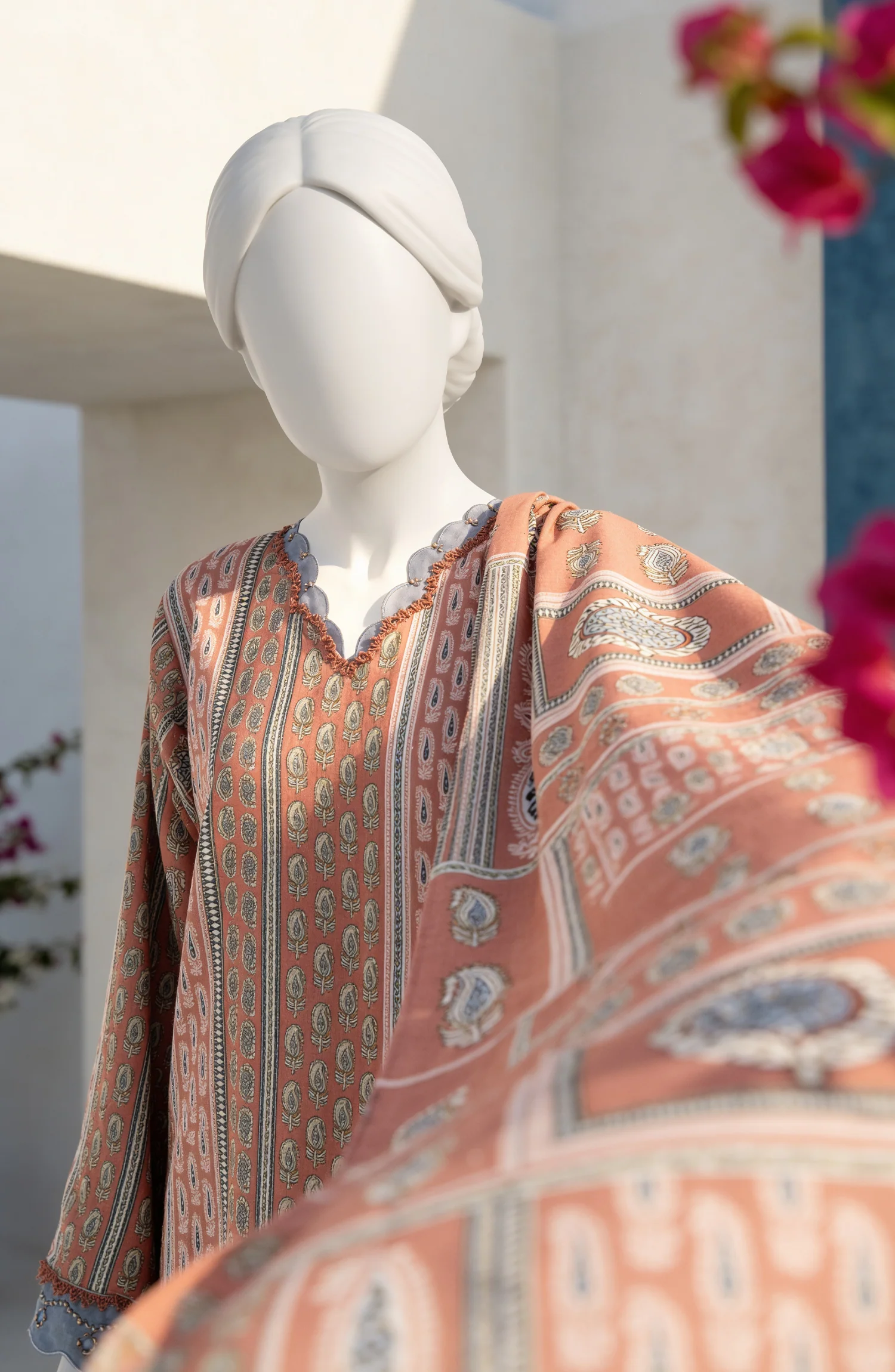PRINTED TEXTURED LAWN 3PCS UNSTITCHED - Image 3