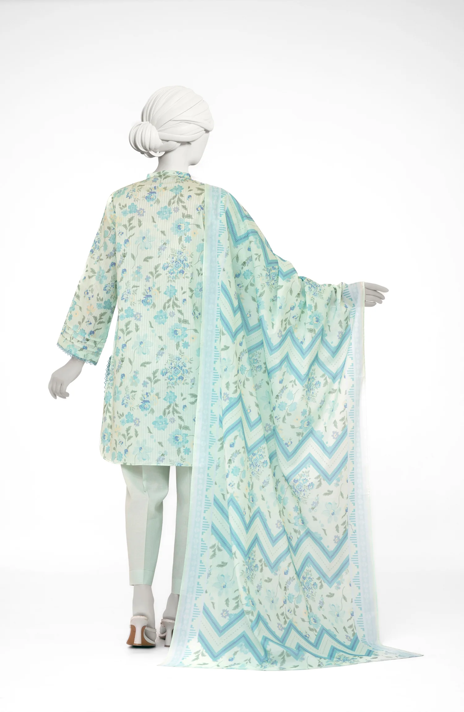 PRINTED TEXTURED LAWN 3PCS UNSTITCHED - Image 3
