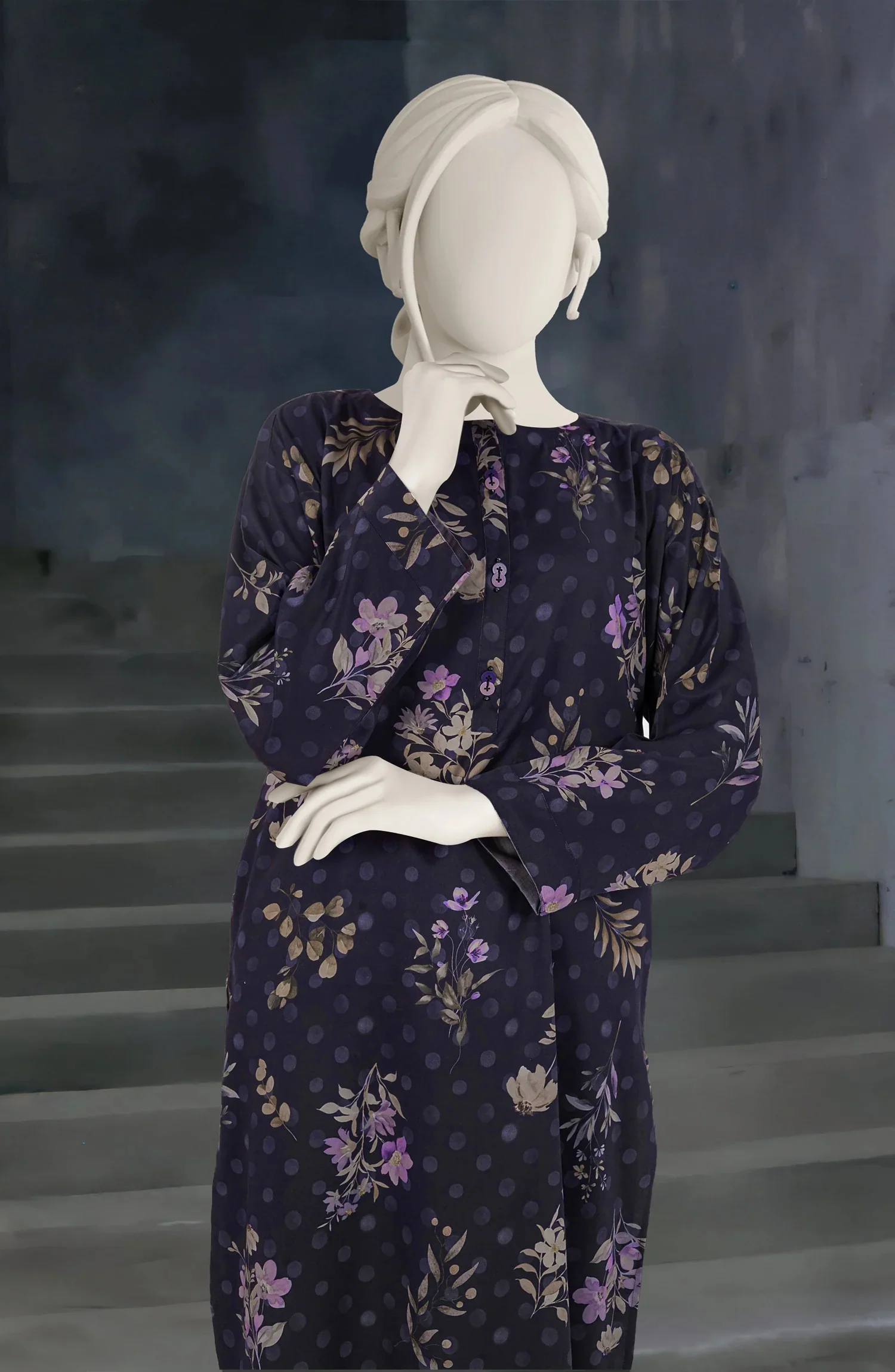 PRINTED VISCOSE STITCHED 2 PIECE - Image 2