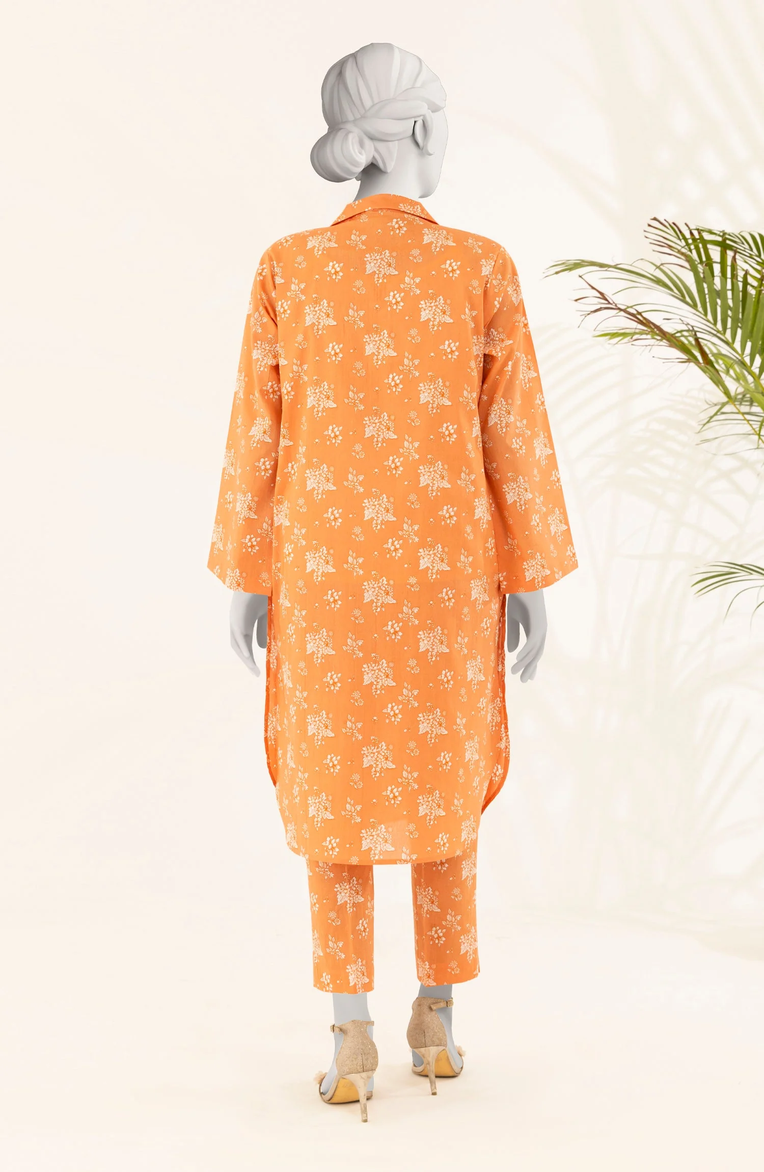 PRINTED WOMEN STITCHED 2PC SUIT - Image 3