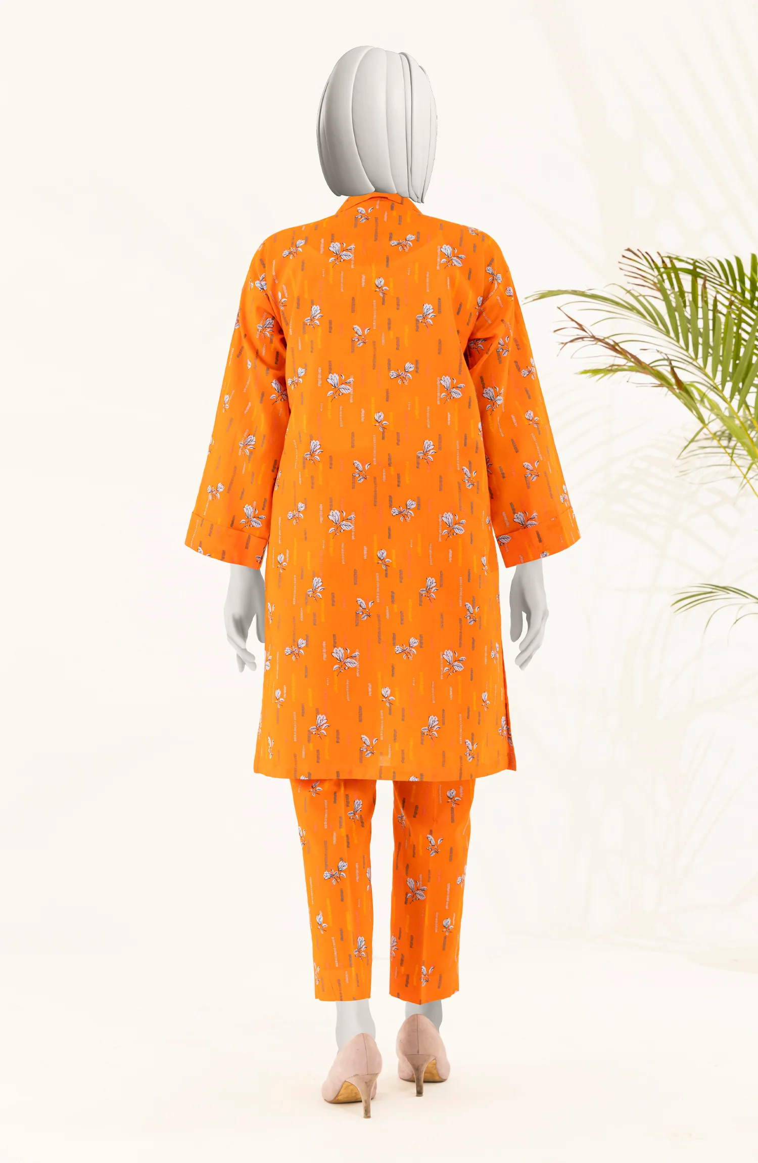 PRINTED WOMEN STITCHED 2PC SUIT - Image 3