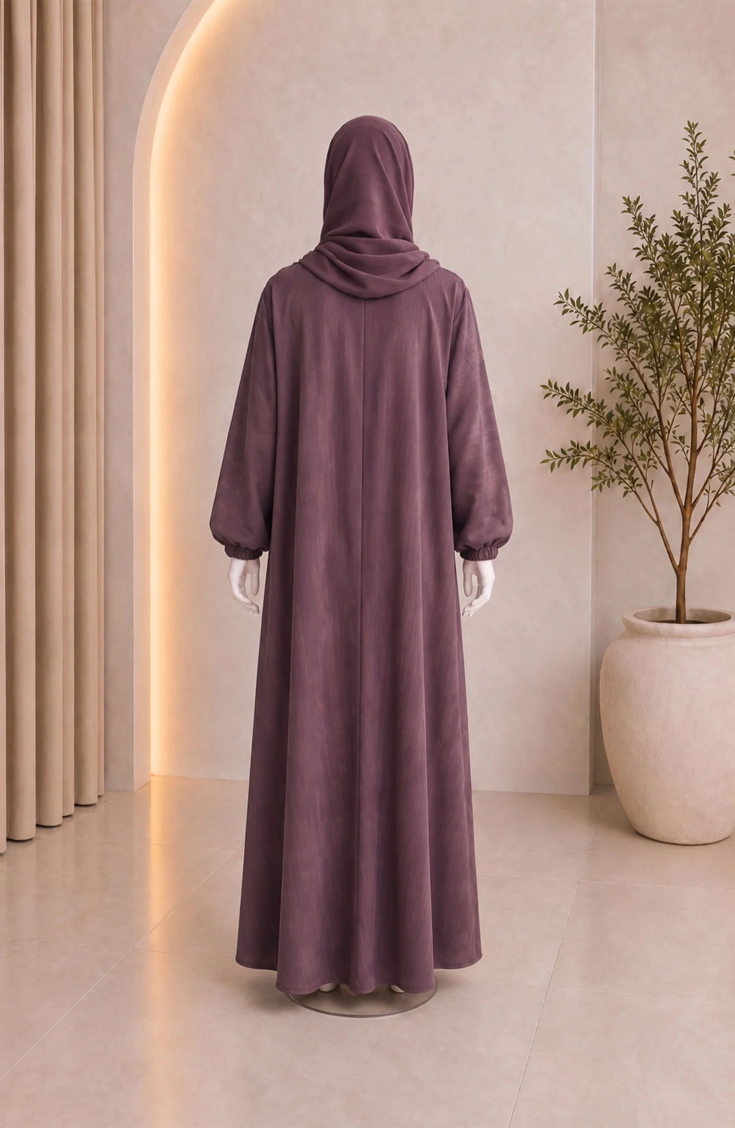 PURPLE ABAYA - Image 4