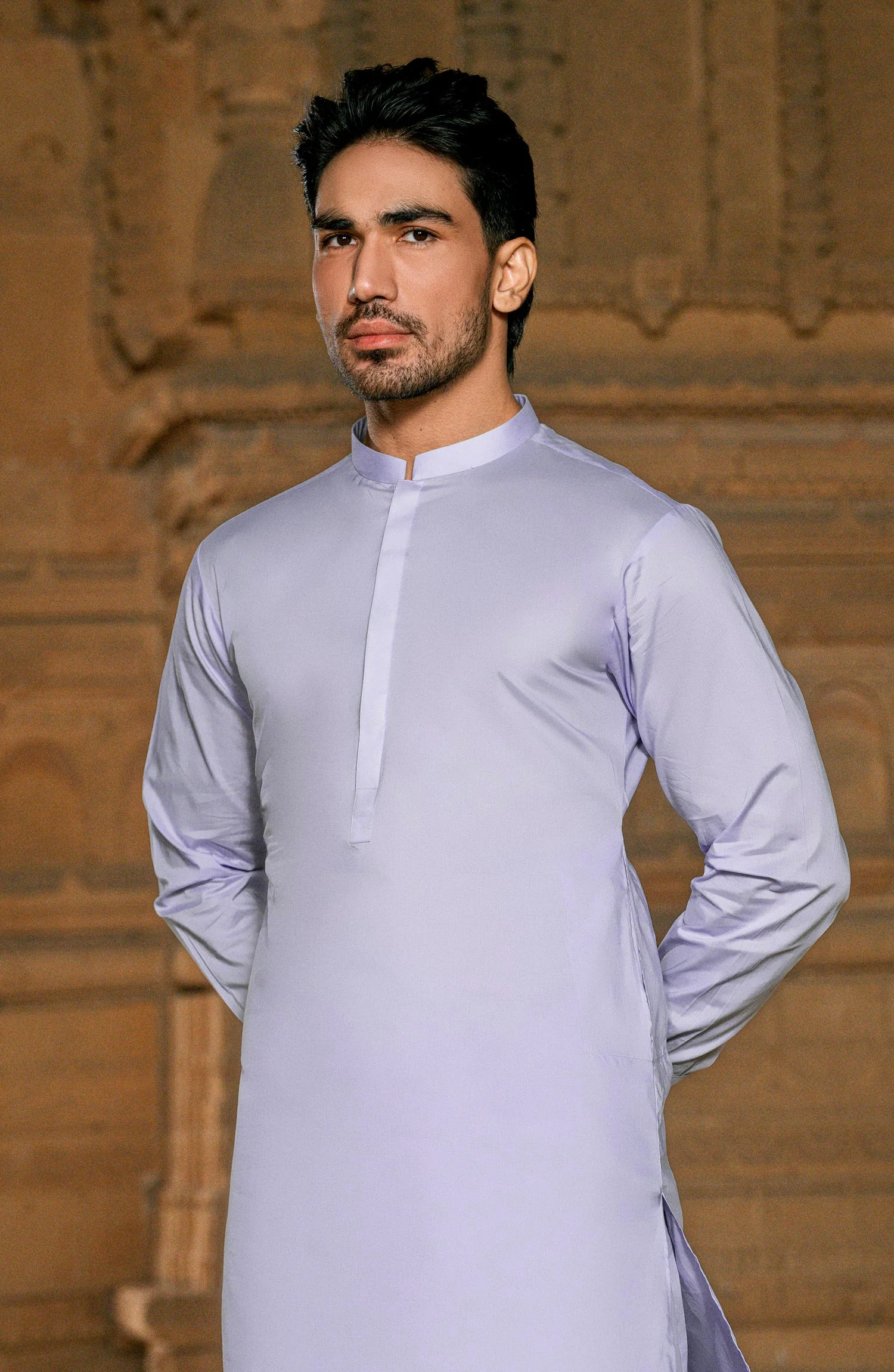 SKY BLUE 100% COTTON KAMEEZ SHALWAR - Image 4