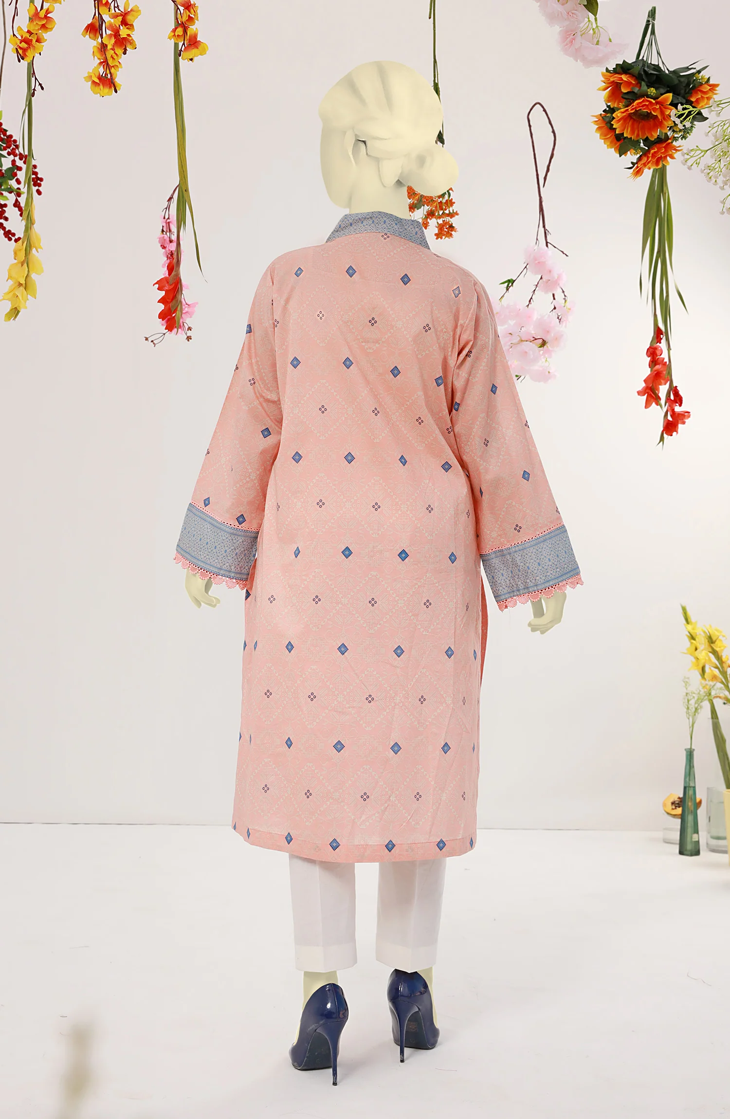 SPRING SUMMER'23 CRAFTED FOLK STITCHED 1PC KURTI - Image 2