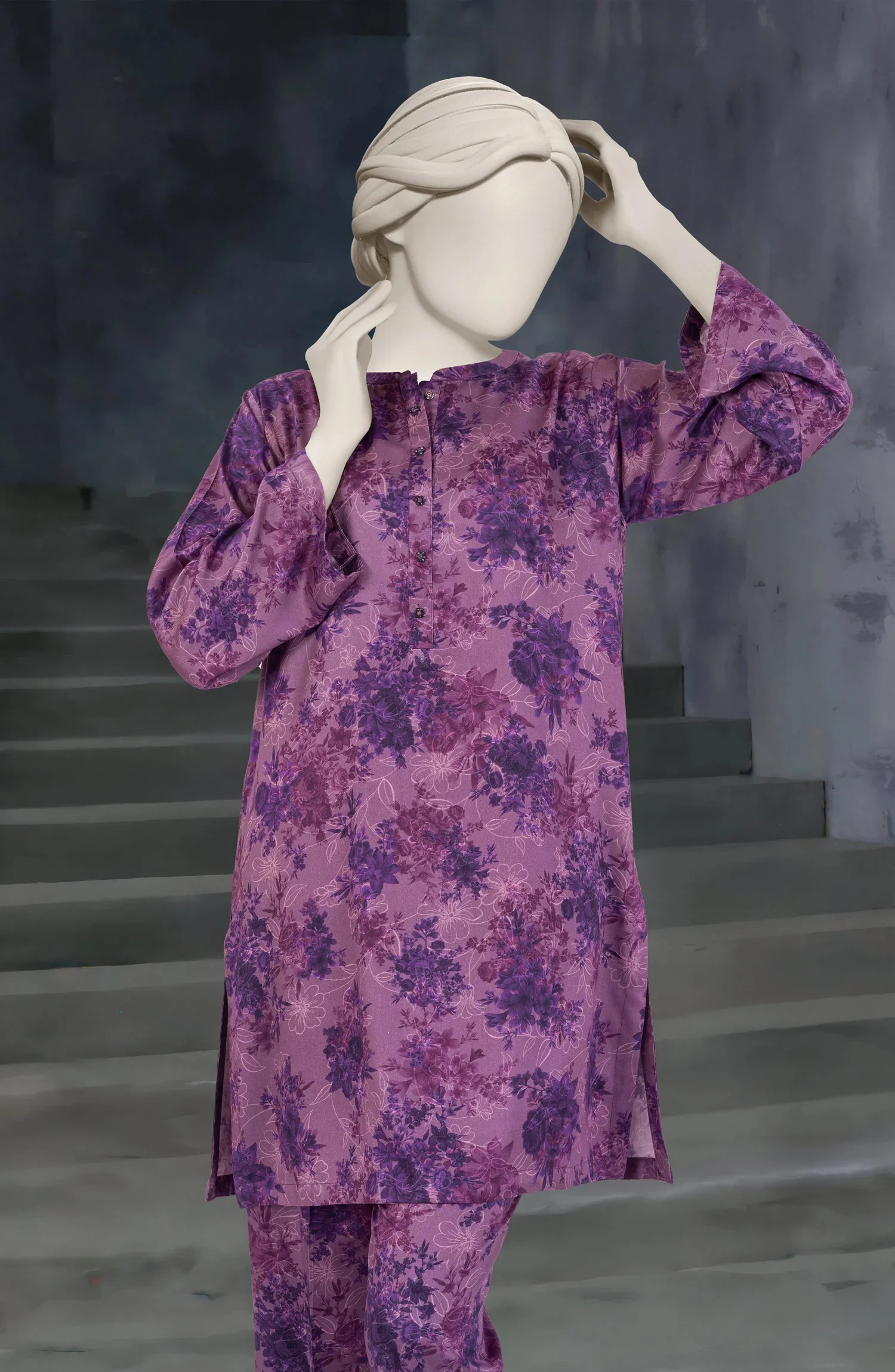 PRINTED VISCOSE STITCHED 2 PIECE - Image 2