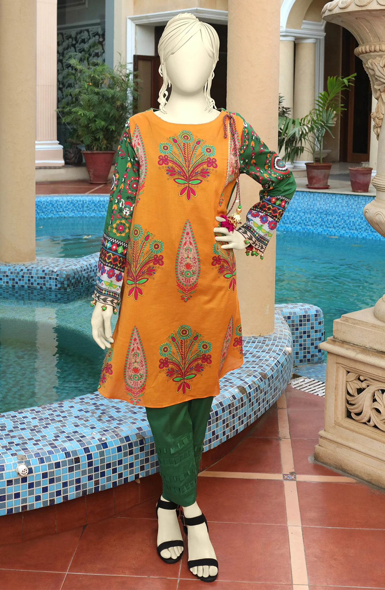 SUMMER'22 CAESAR BASIC LAWN DIGITAL PRINTED SHIRTS 1PC UNSTITCHED