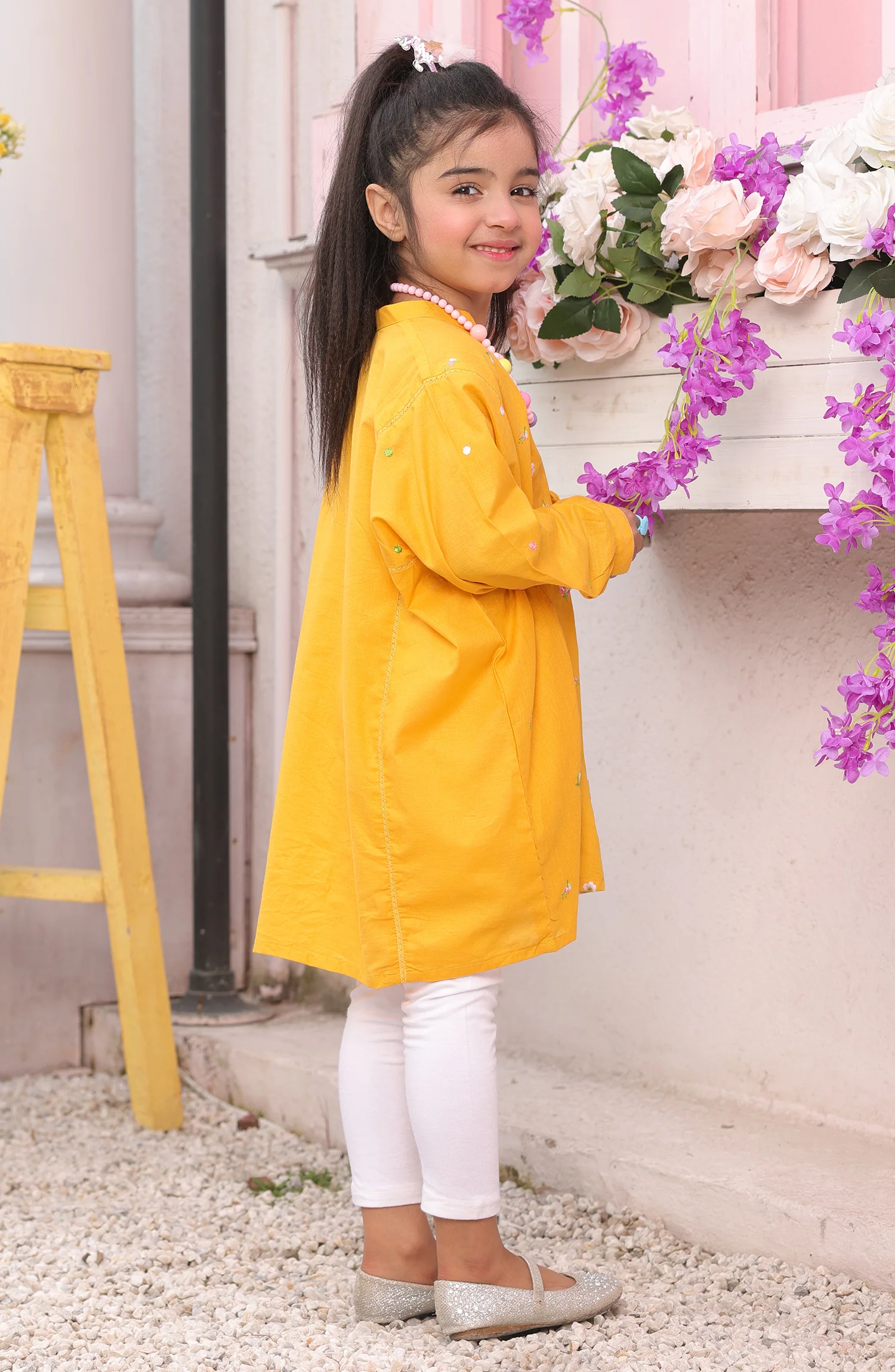 SUMMER'22 DEW DROPS STITCHED 1PC STITCH KURTI - Image 2