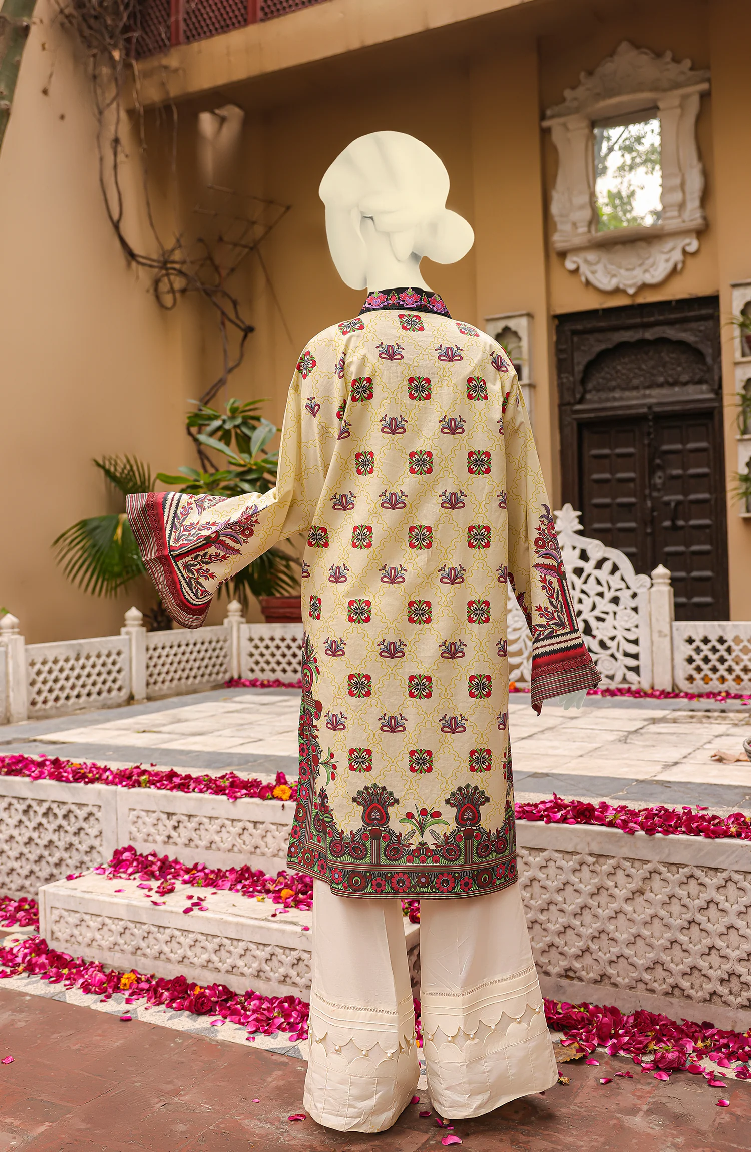 SUMMER'22 POLISH EMBROIDERY 1PC STITCHED KURTI - Image 2