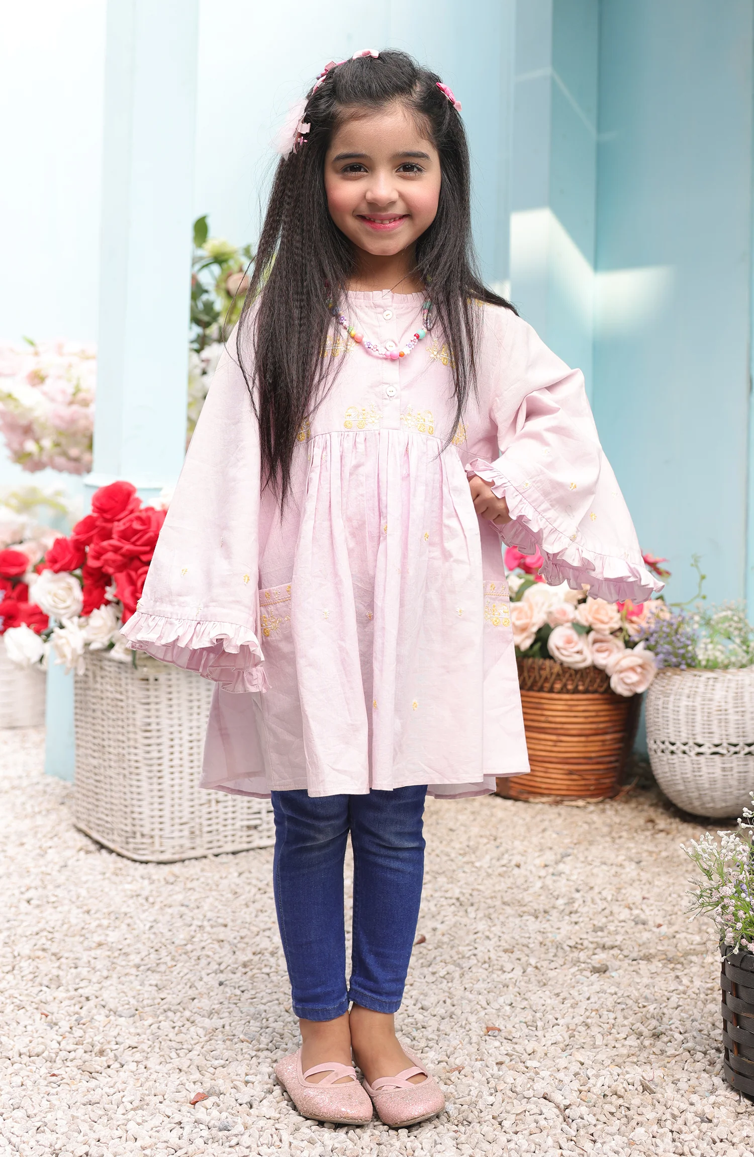 SUMMER'22 VOICTORIA STITCHED 1PC STITCH KURTI - Image 2