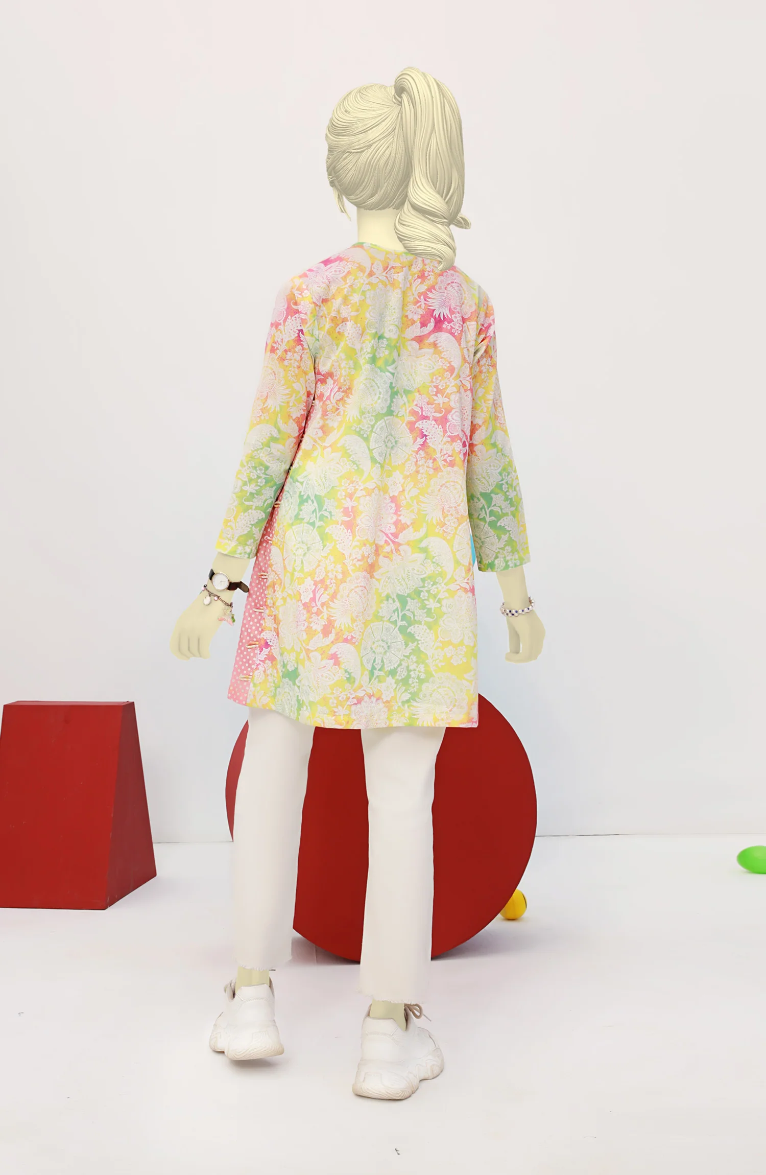 SUMMER'23 BROKEN OMBRE 1PC STITCH KURTI - Image 2