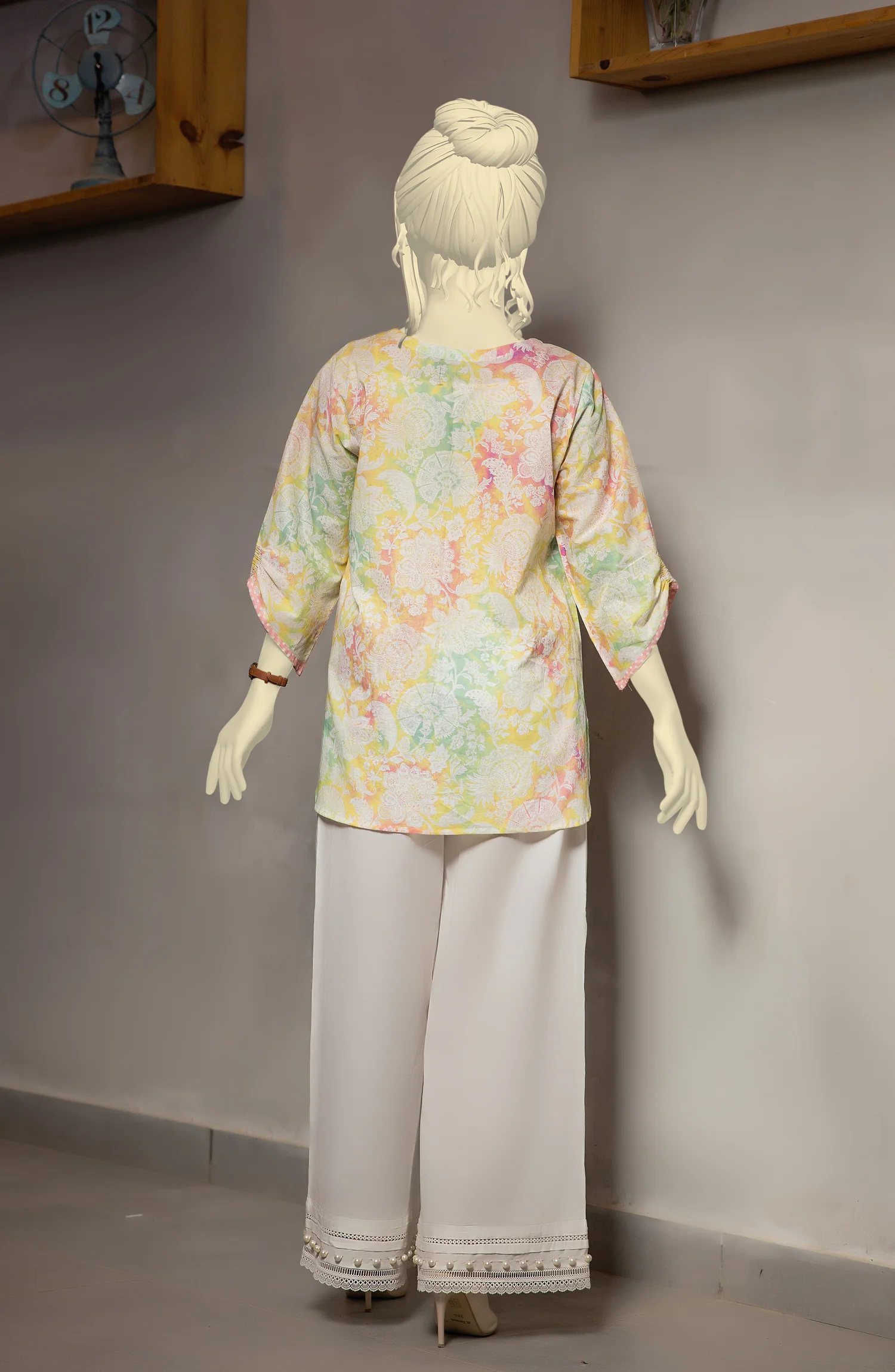 SUMMER'23 BROKEN OMBRE STITCHED 1PC KURTI - Image 2
