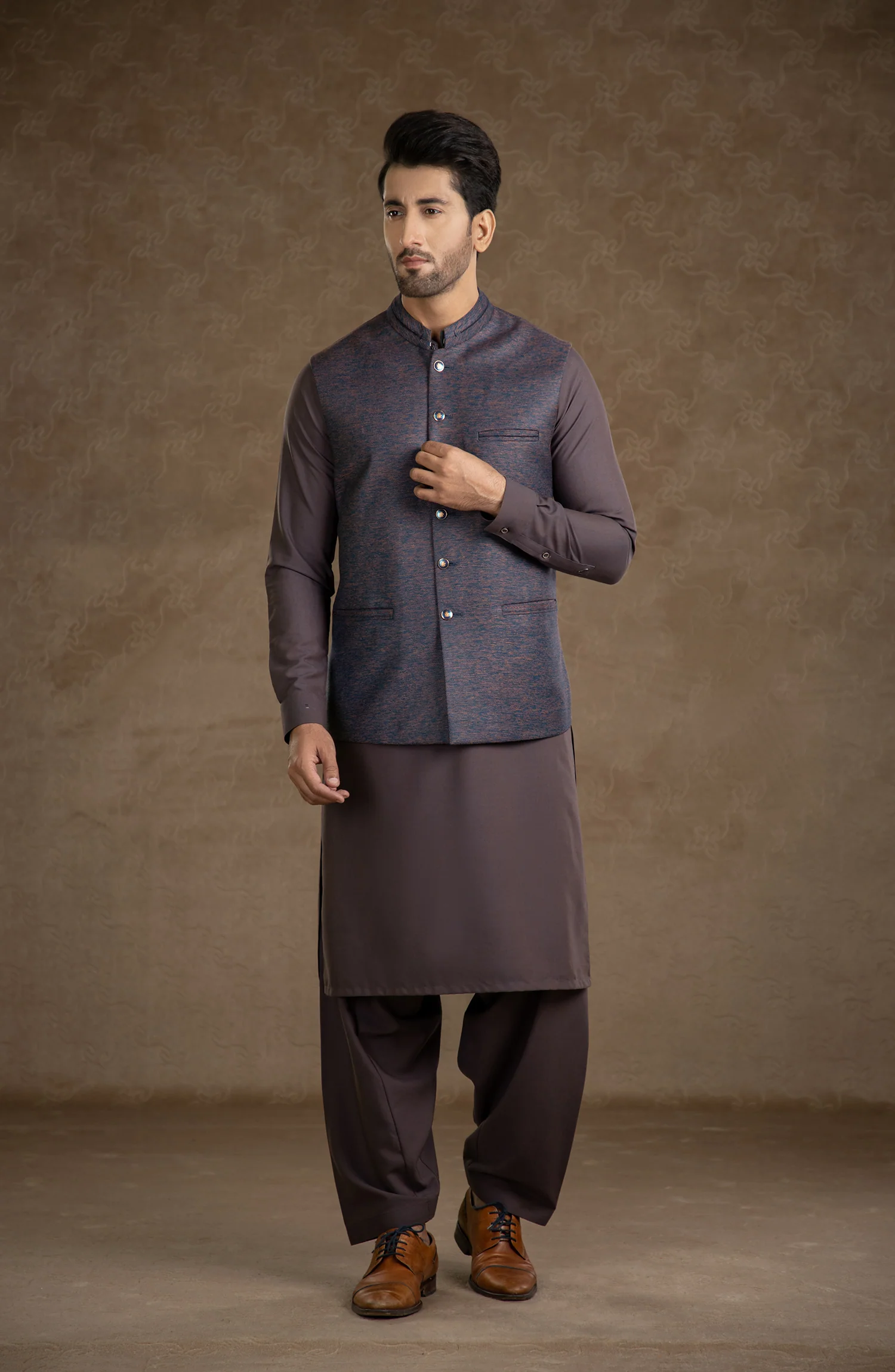 SUMMER'23 FORMAL PLAIN WAISTCOAT MULTI