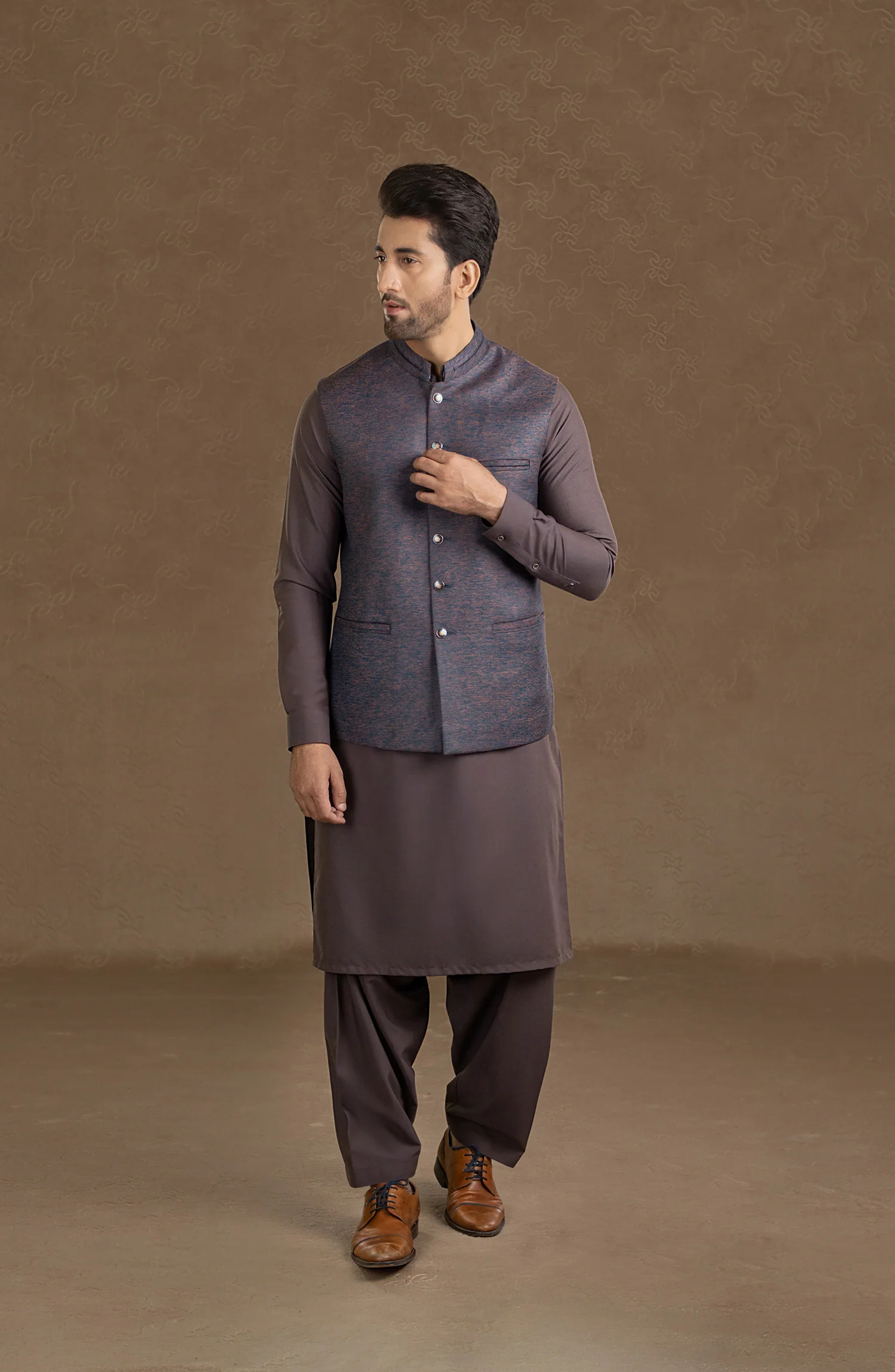 SUMMER'23 FORMAL PLAIN WAISTCOAT MULTI - Image 3
