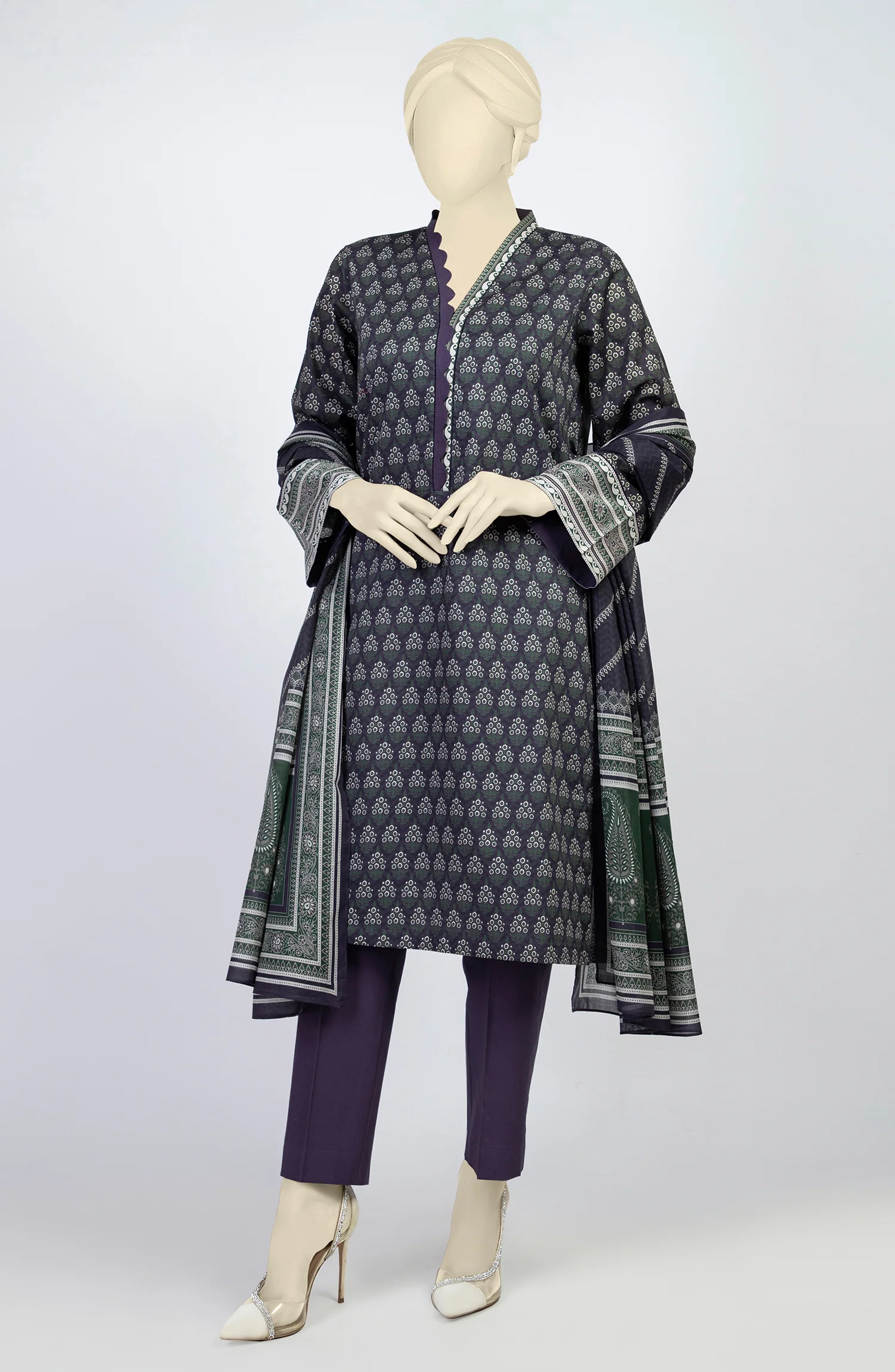 SUMMER'23 NARGIS HAYAT PRINTED LAWN 3PC UNSTITCHED