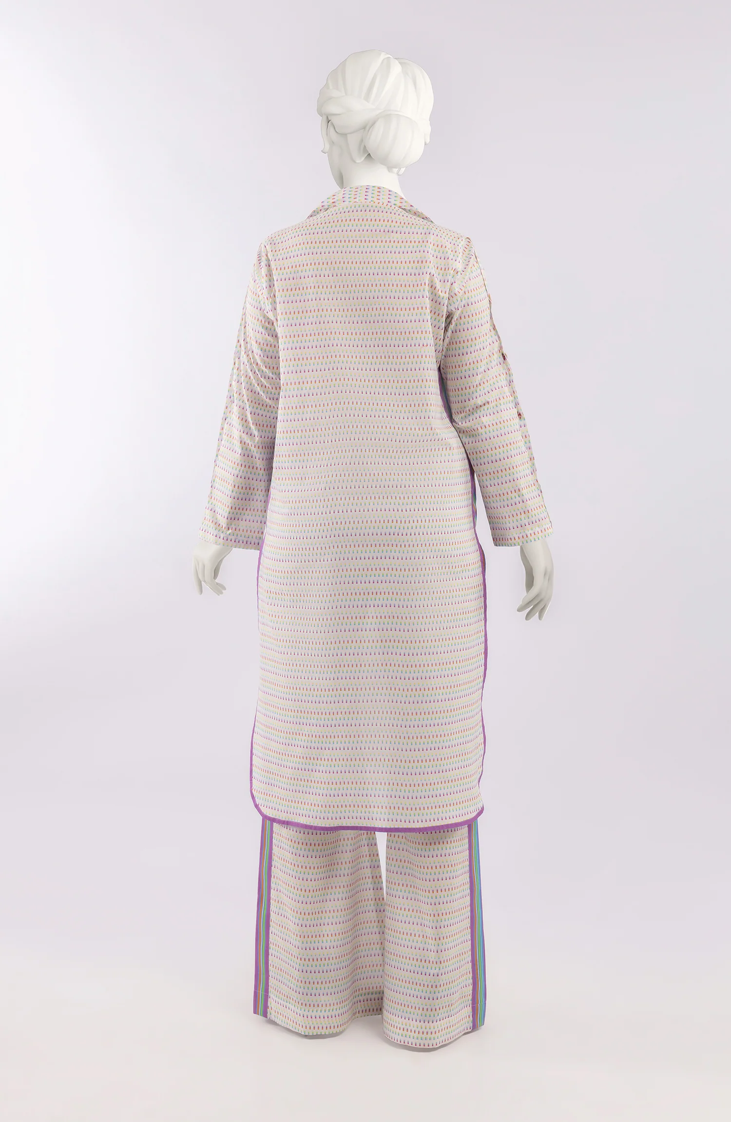 SUMMER'23 PRINTED FENCOTT STITCHED 2PC SUIT - Image 2