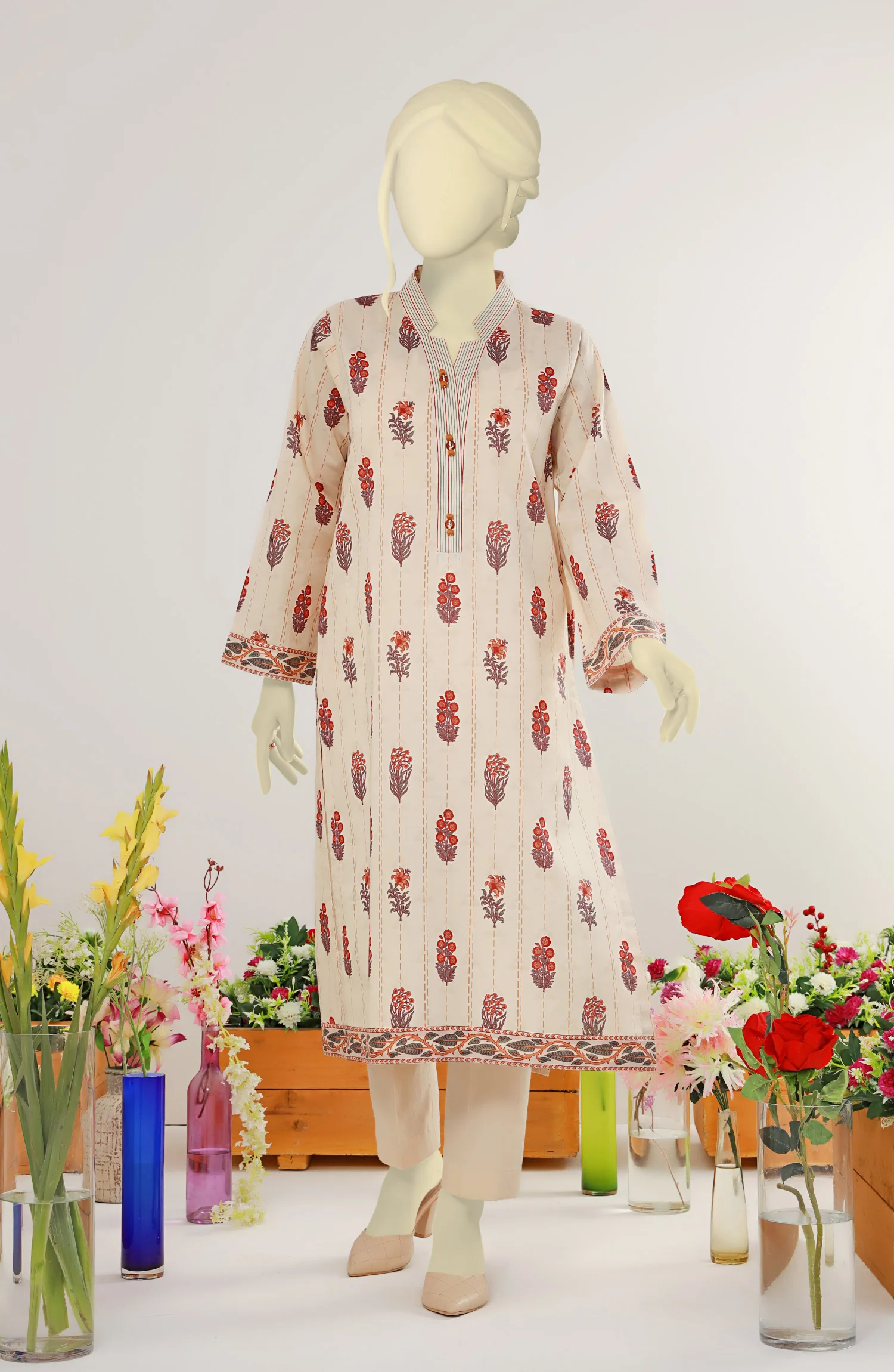 SUMMER'23 WOMEN STITCHED 1PC KURTI