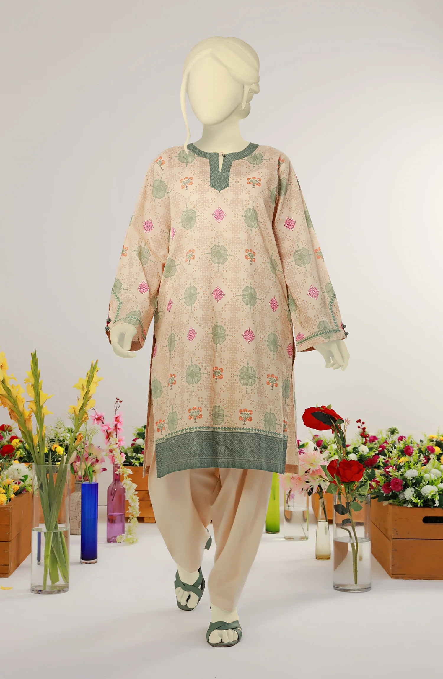 SUMMER'23 WOMEN STITCHED 1PC KURTI