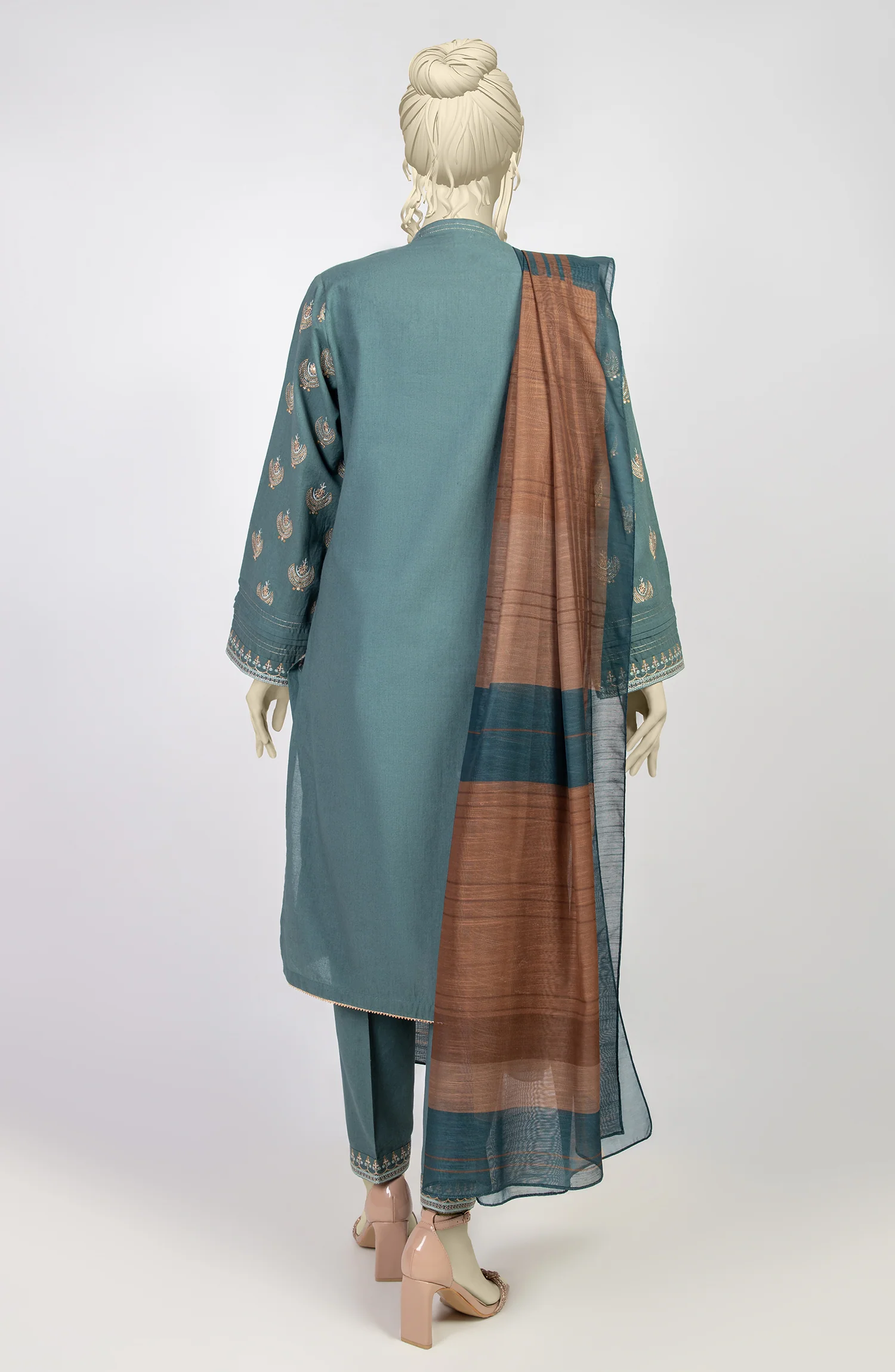 SUMMER'23 WOMEN STITCHED 3PC SUIT - Image 2