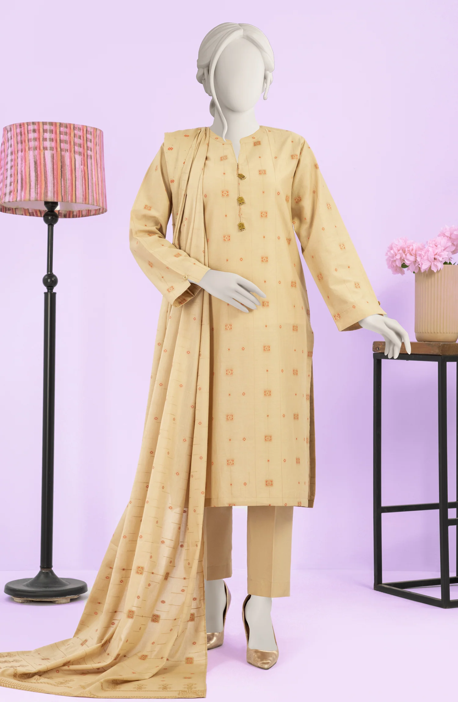 SUMMER'25 JACQUARD 3PCS UNSTITCHED