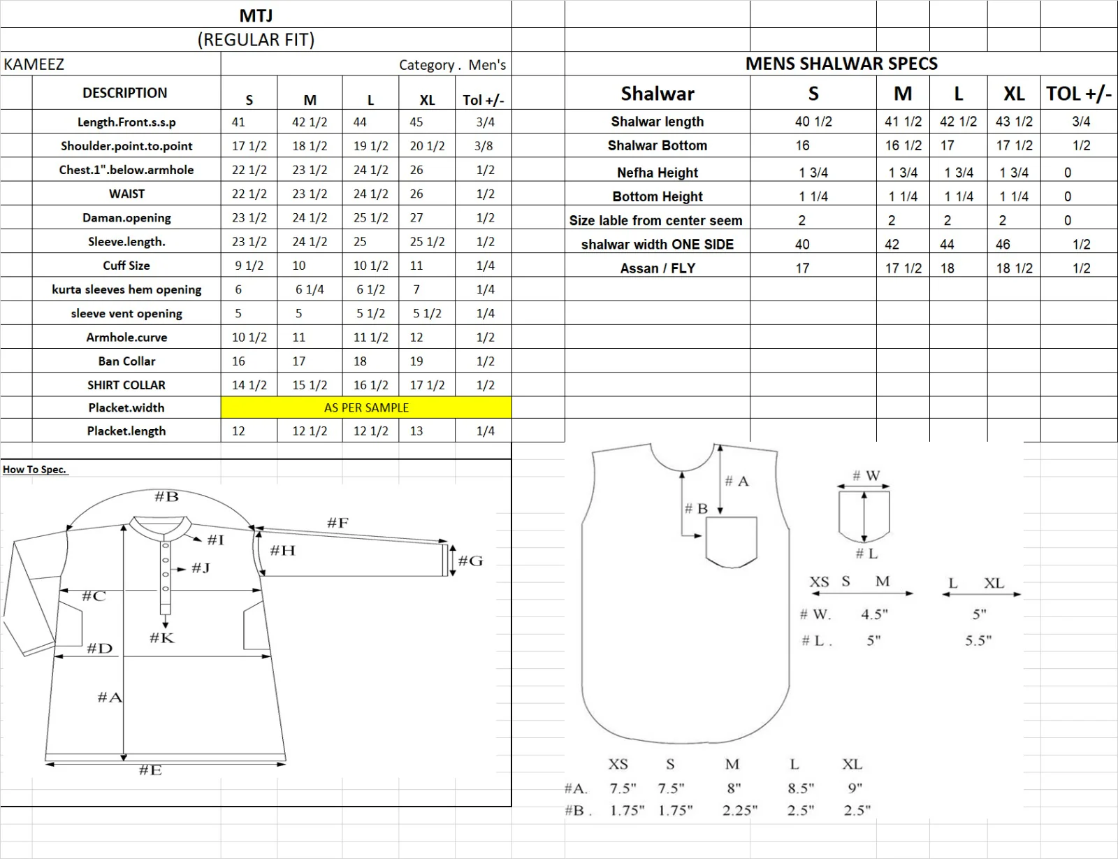 SUMMER'25 MEN KAMEEZ SHALWAR WHITE - Image 3