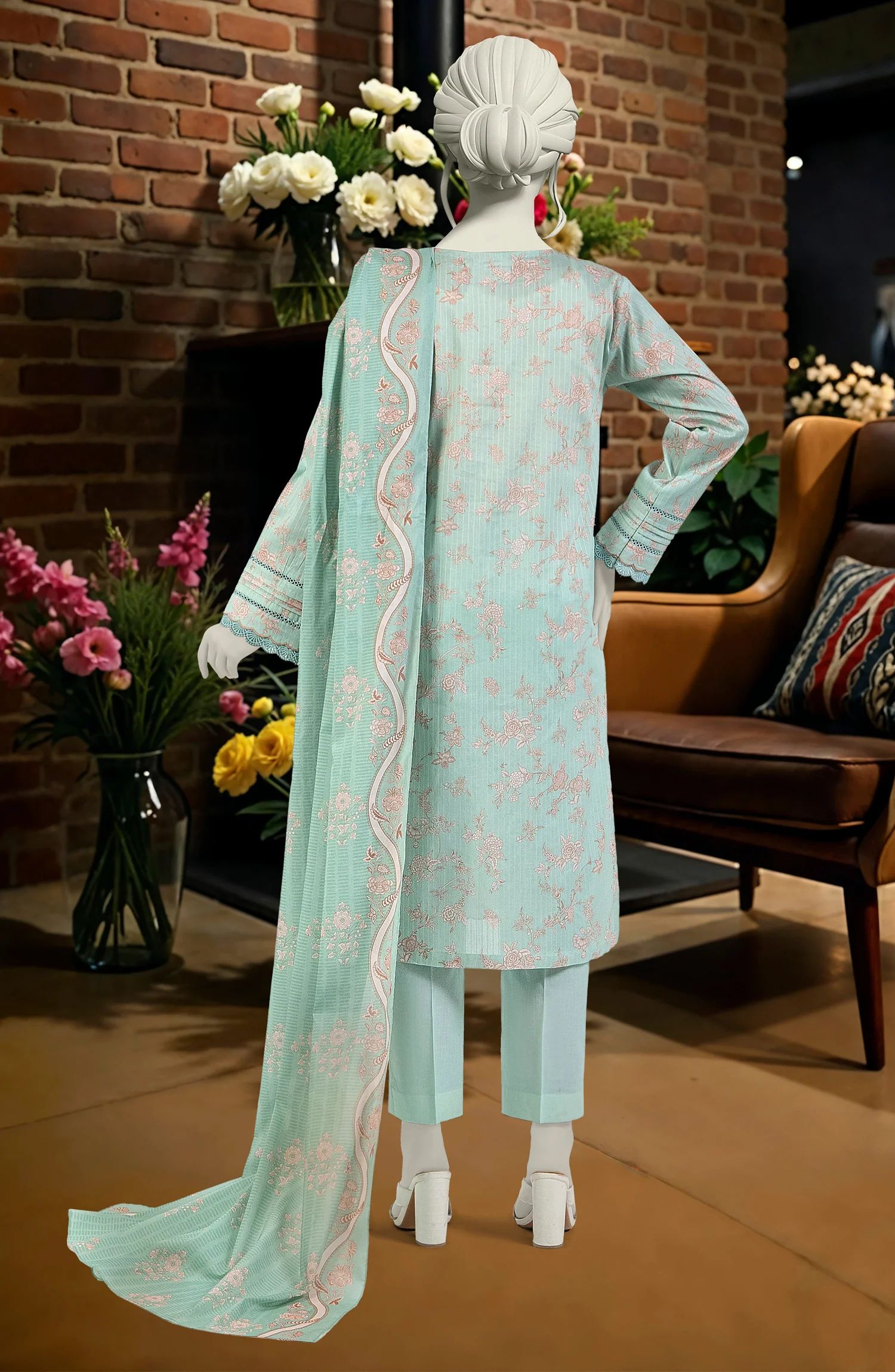 SUMMER'25 PRINTED LAWN 3PCS UNSTITCHED - Image 2
