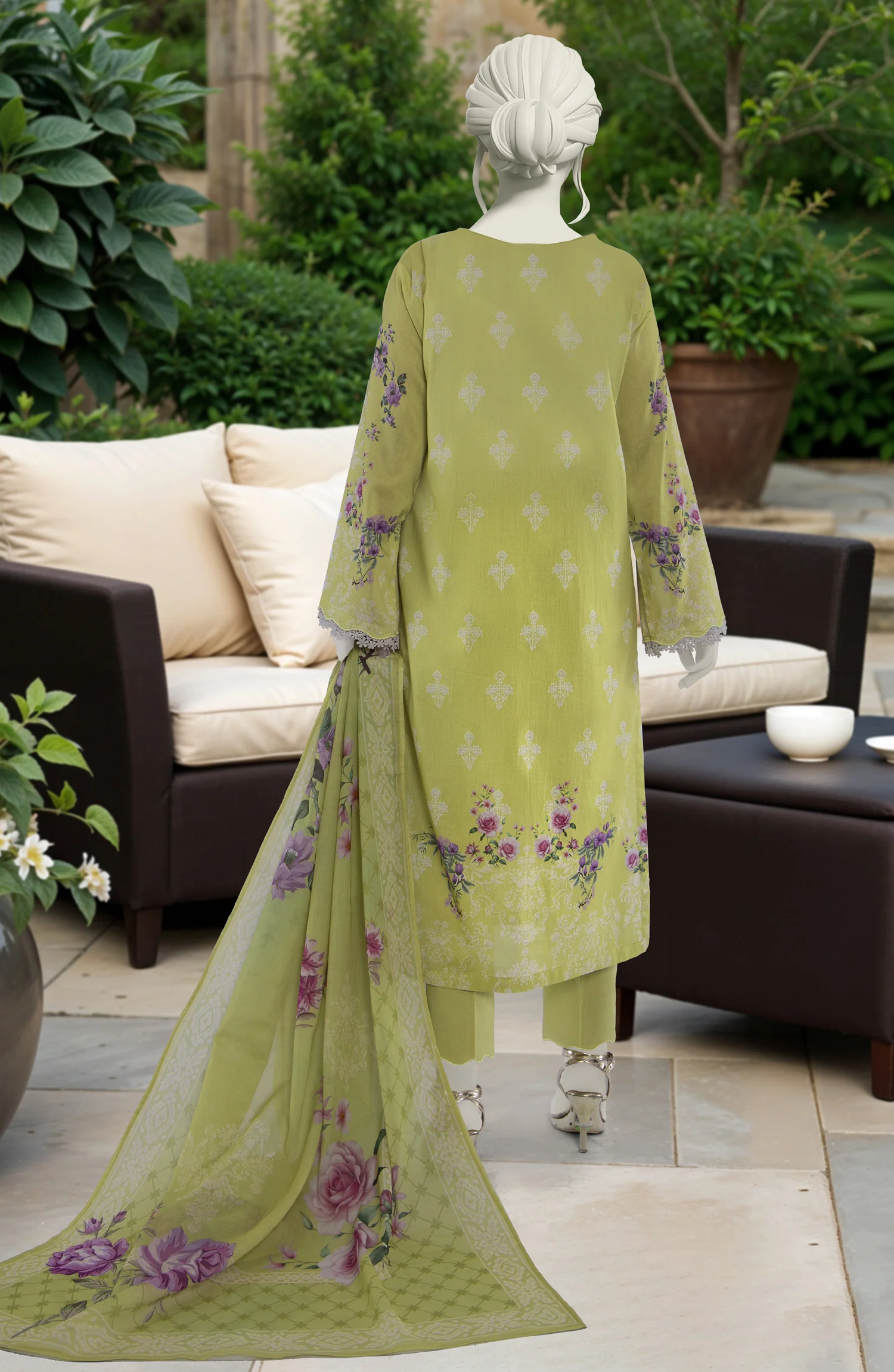 SUMMER'25 PRINTED LAWN 3PCS UNSTITCHED - Image 2