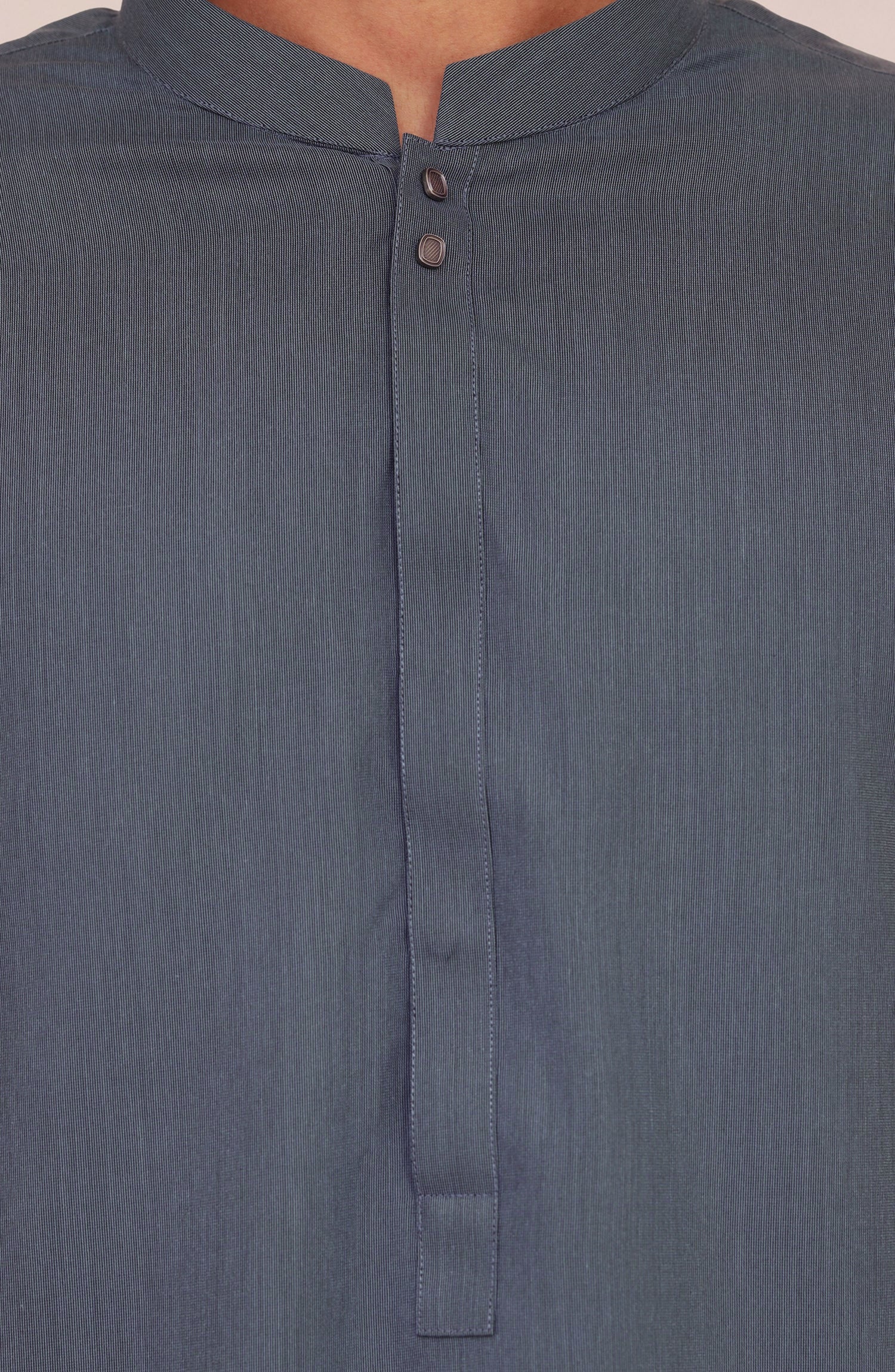 TEAL-GREEN BLENDED KAMEEZ SHALWAR - Image 5