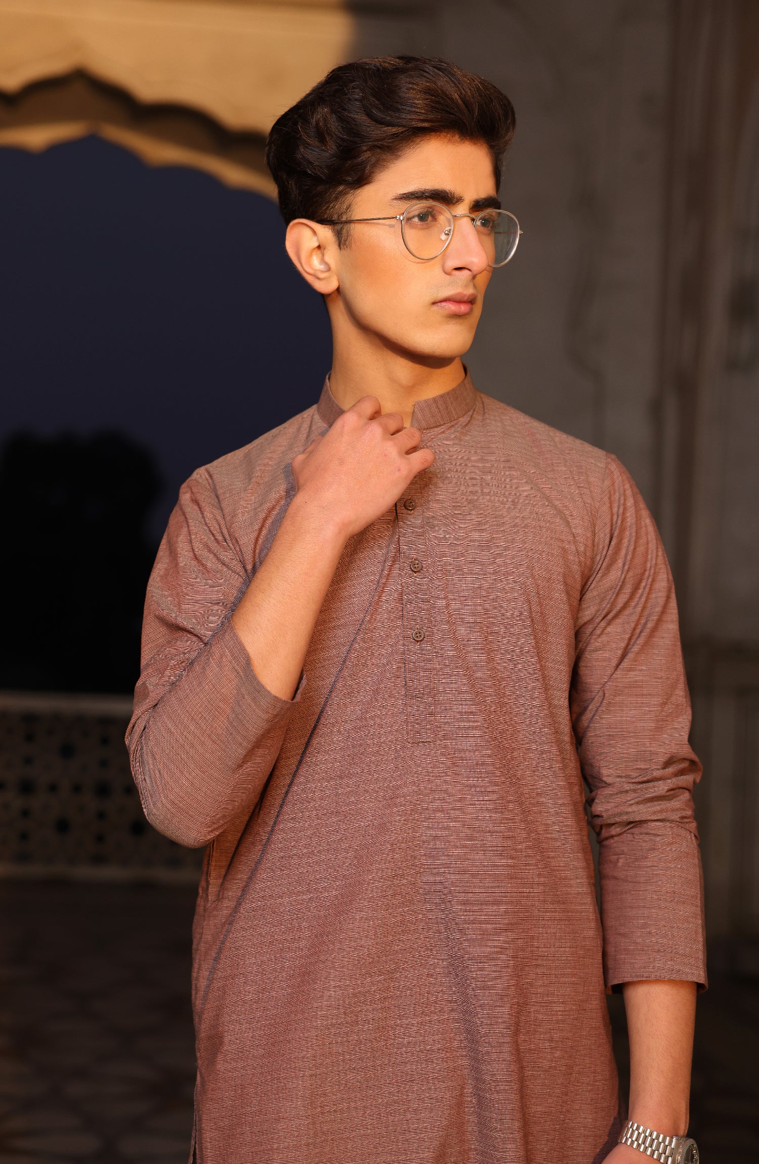 TEENS KURTA BROWN - Image 3