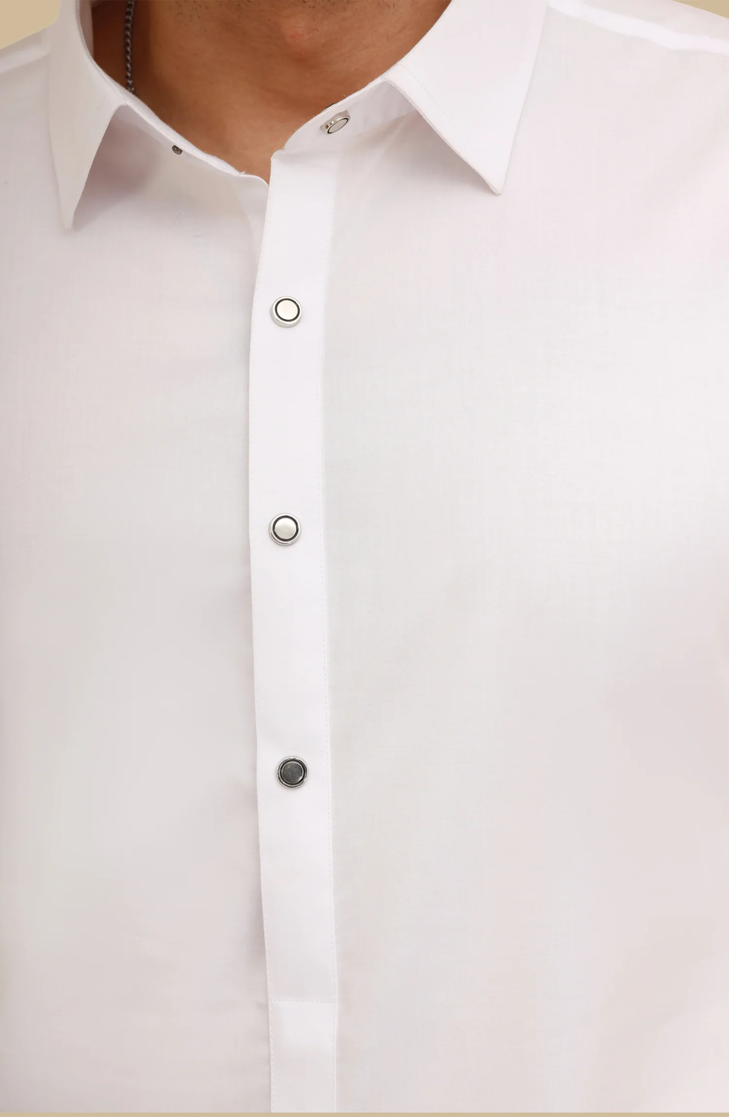 WHITE 100% COTTON KAMEEZ SHALWAR - Image 11