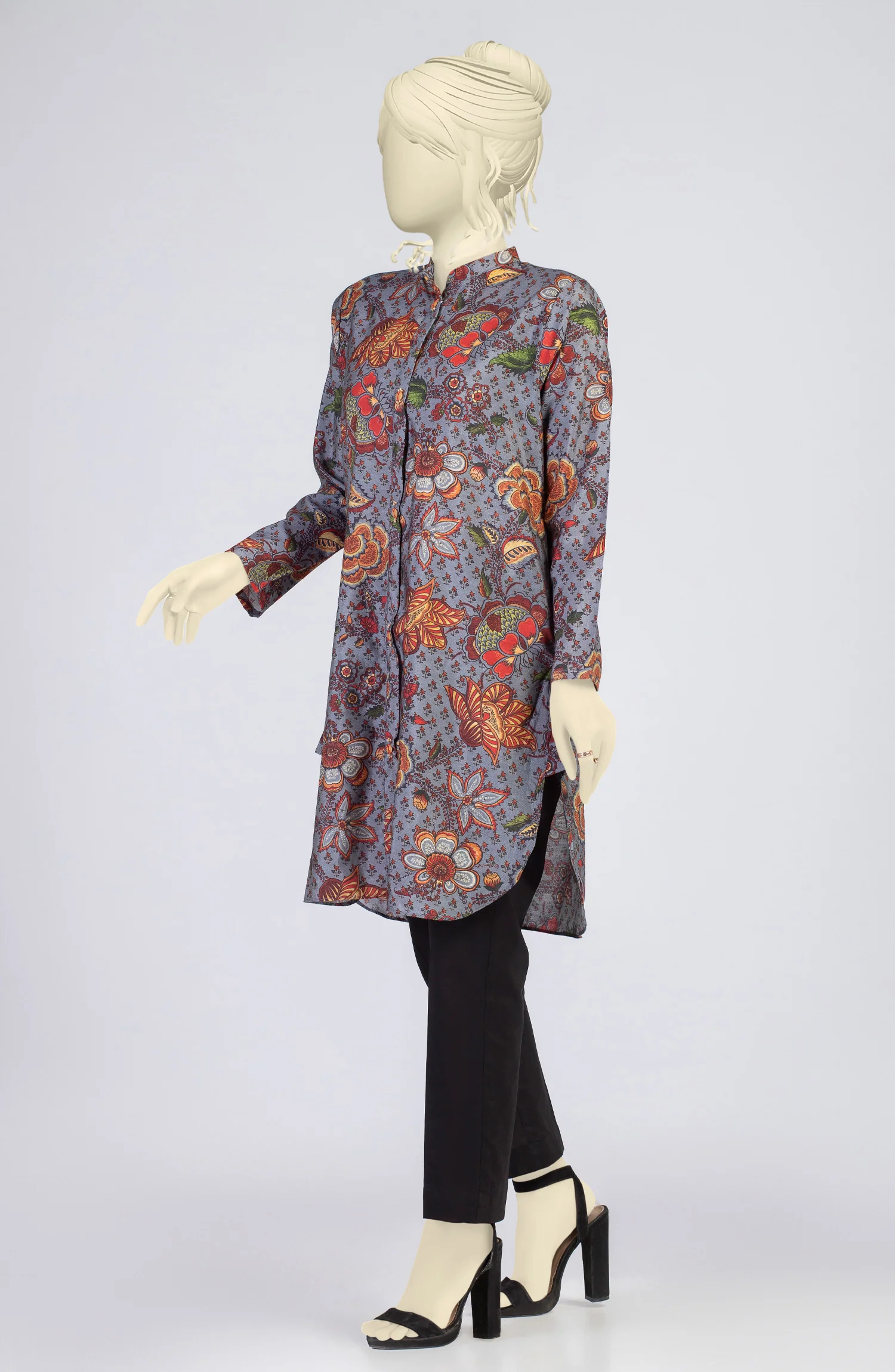 WINTER'22 CHINOISERIE IMPRESSION STITCHED 1PC KURTI