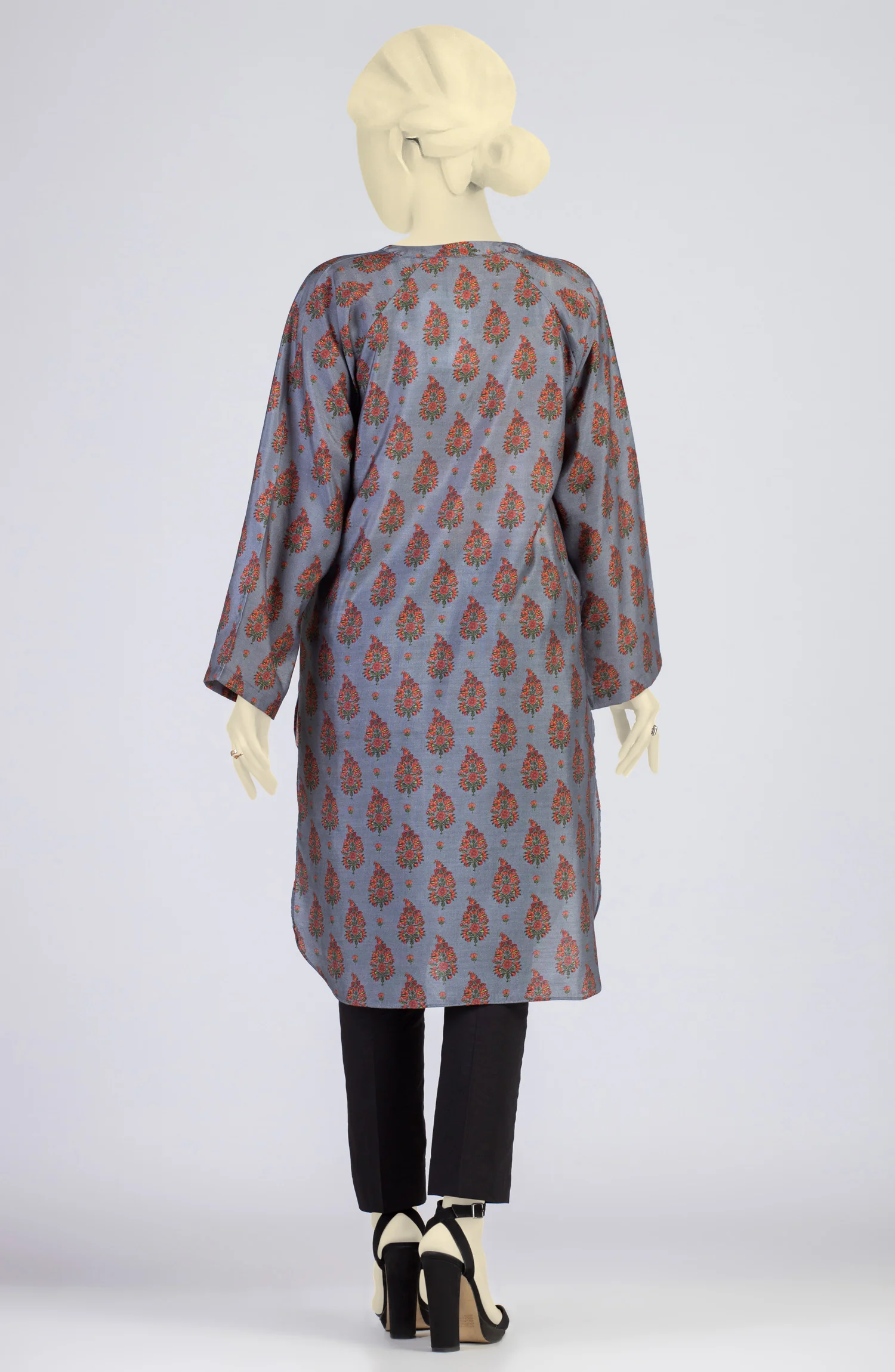 WINTER'22 HANDBLOCK STITCHED 1PC KURTI - Image 3