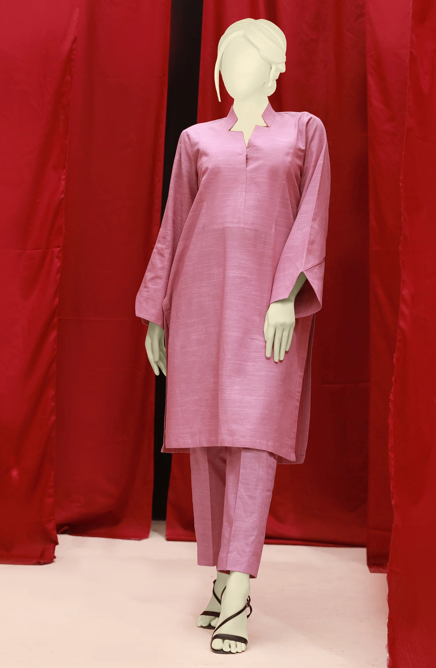 WINTER'22 HEATHER STITCHED 1PC KURTI