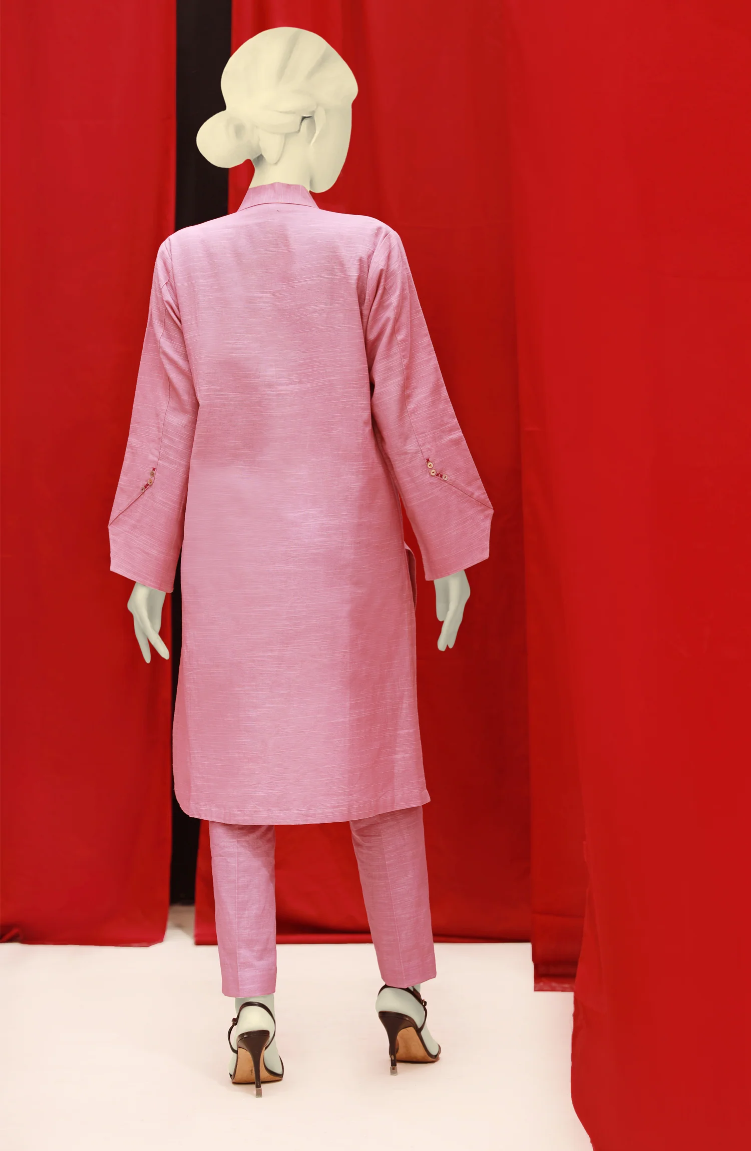 WINTER'22 HEATHER STITCHED 1PC KURTI - Image 2