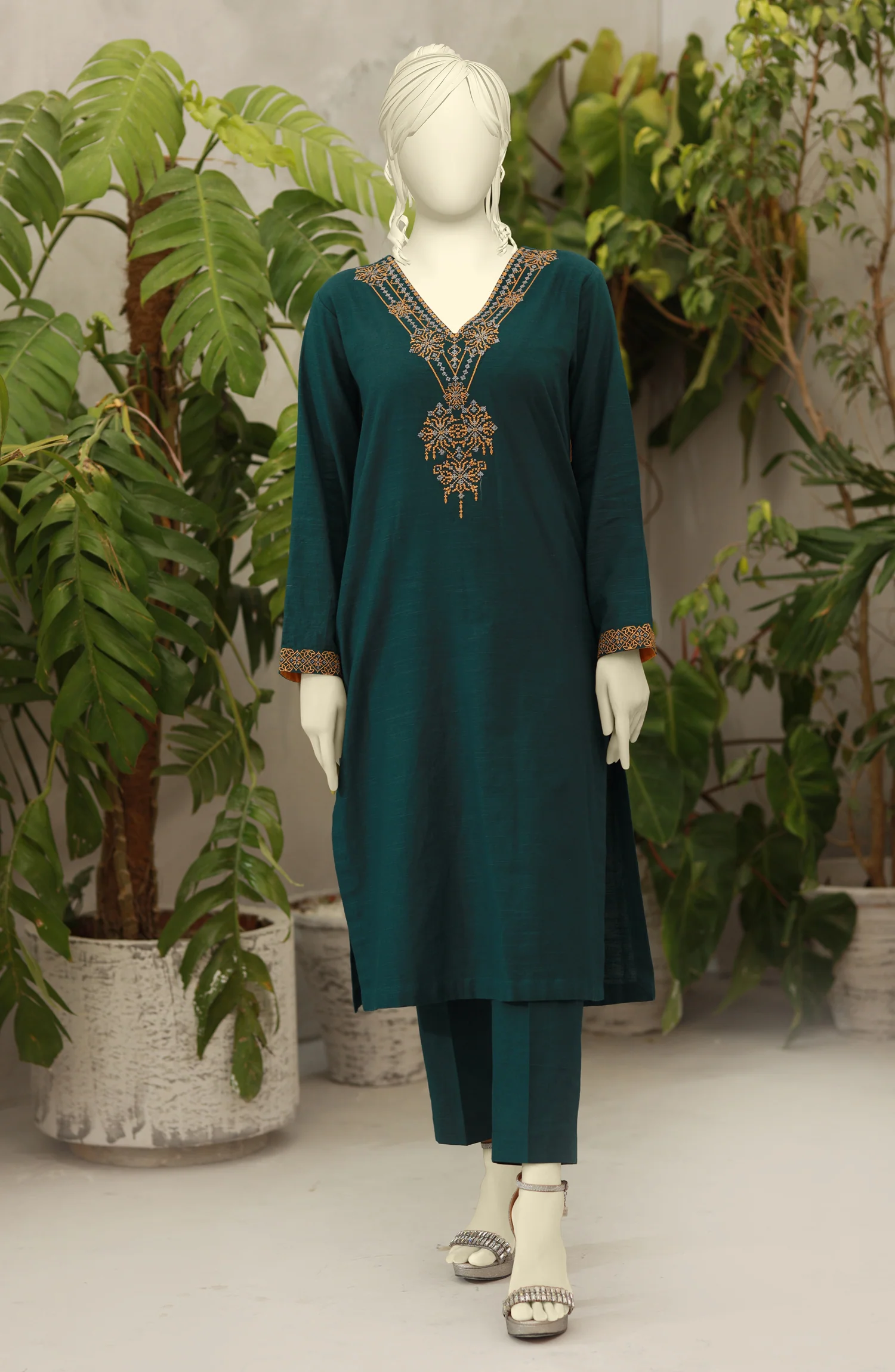 WINTER'22 TWO TONE STITCHED 2PC SUIT