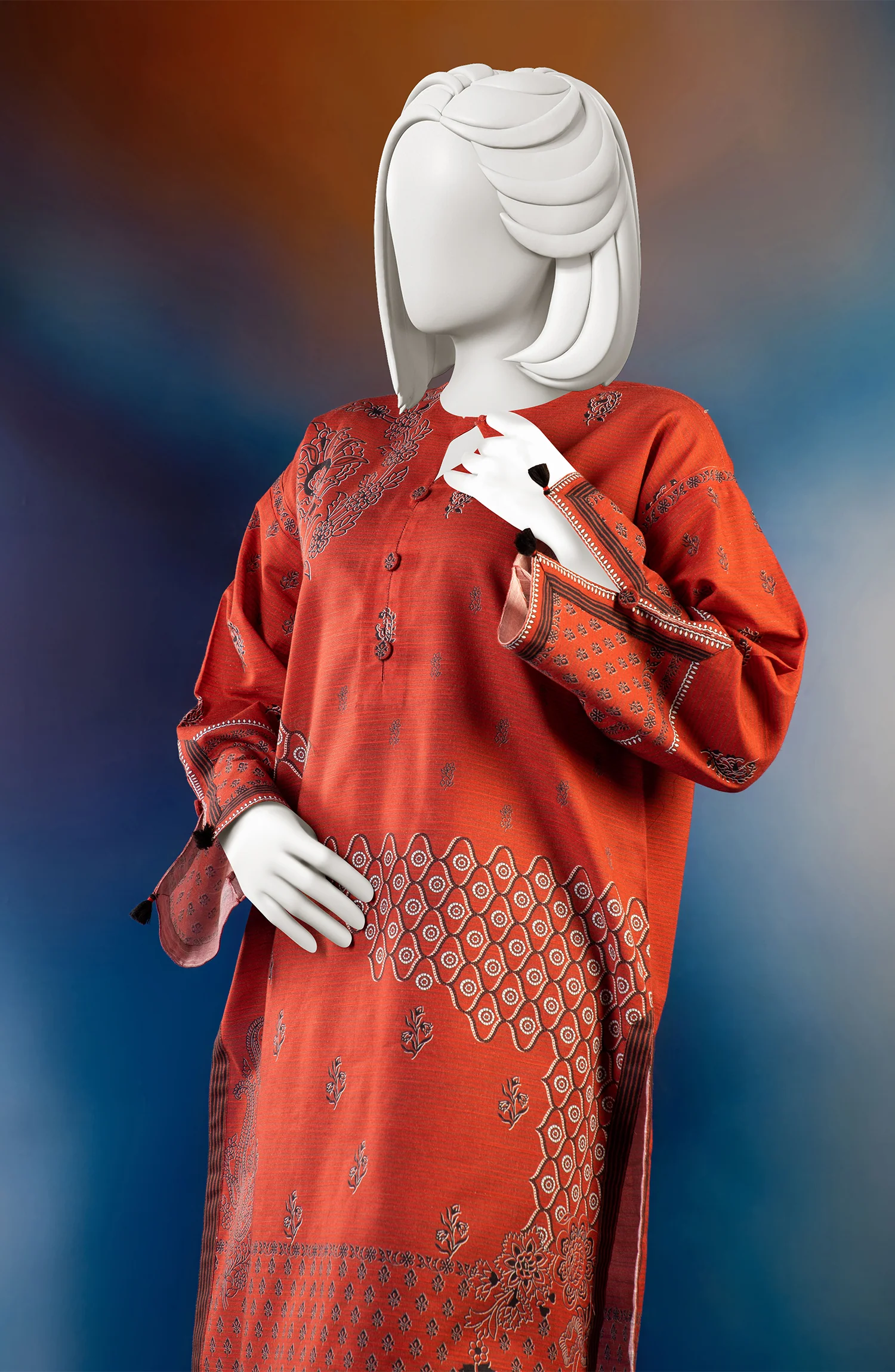 WINTER'23 WOMEN STITCHED 1PC KURTI - Image 2
