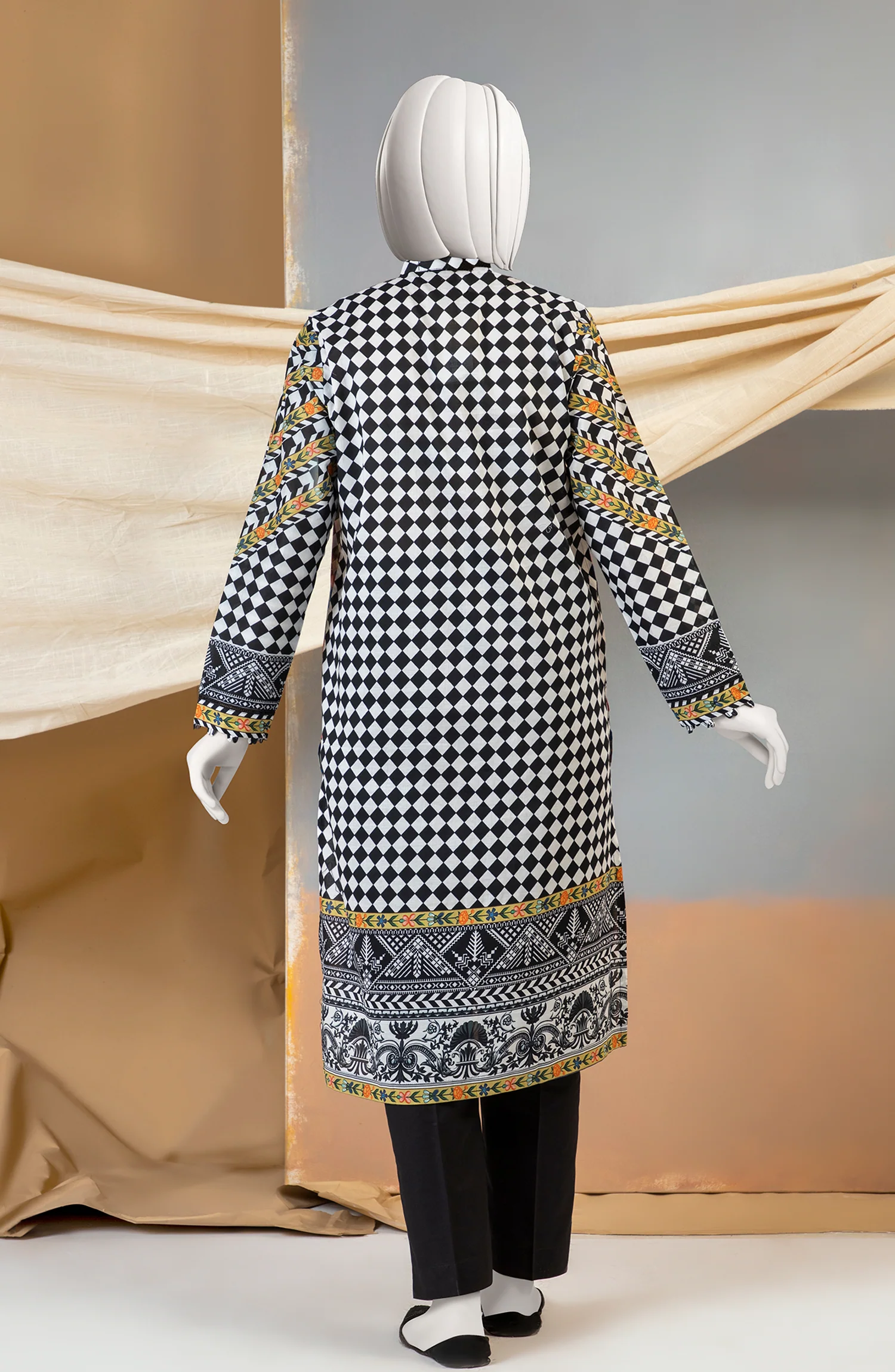 WINTER'23 WOMEN STITCHED 1PC KURTI - Image 2