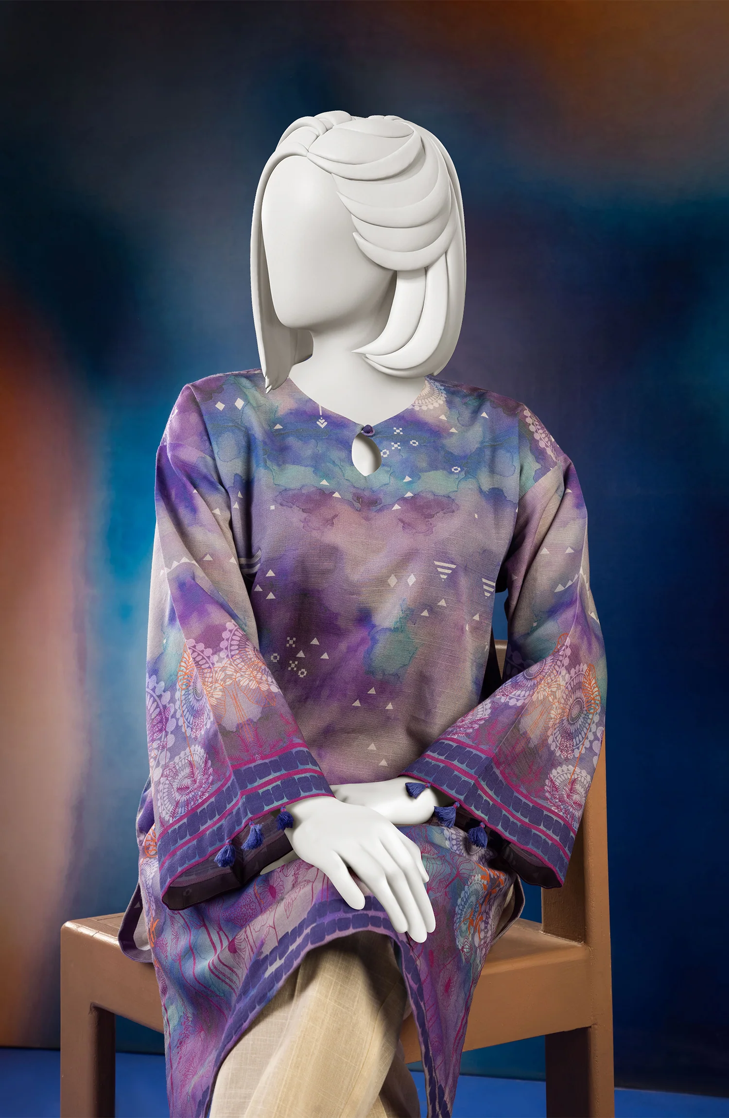WINTER'23 WOMEN STITCHED 1PC KURTI - Image 2