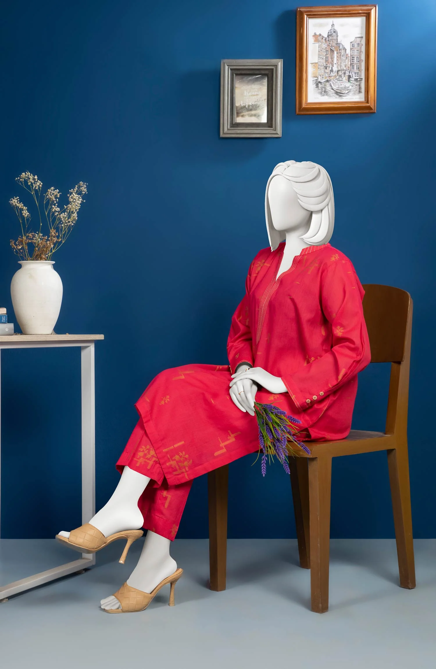 WINTER'23 WOMEN STITCHED 2PC SUIT - Image 2
