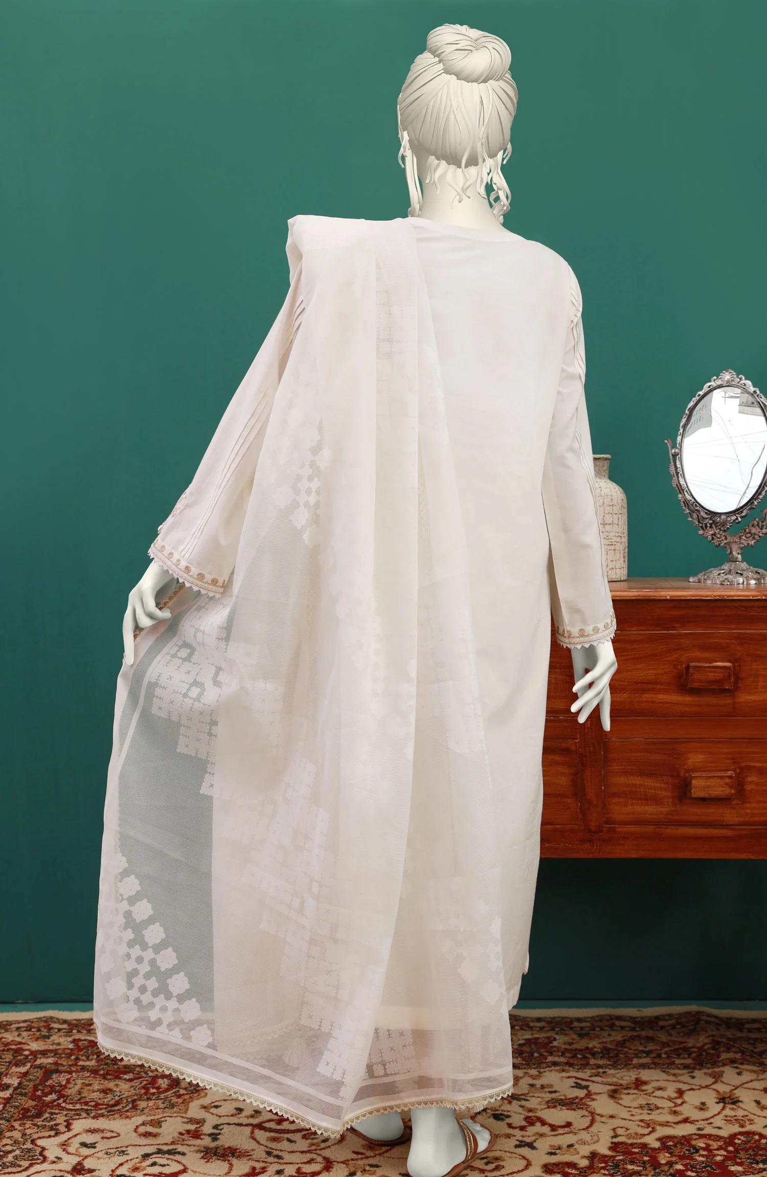 WINTER'23 WOMEN STITCHED 3PC SUIT - Image 2