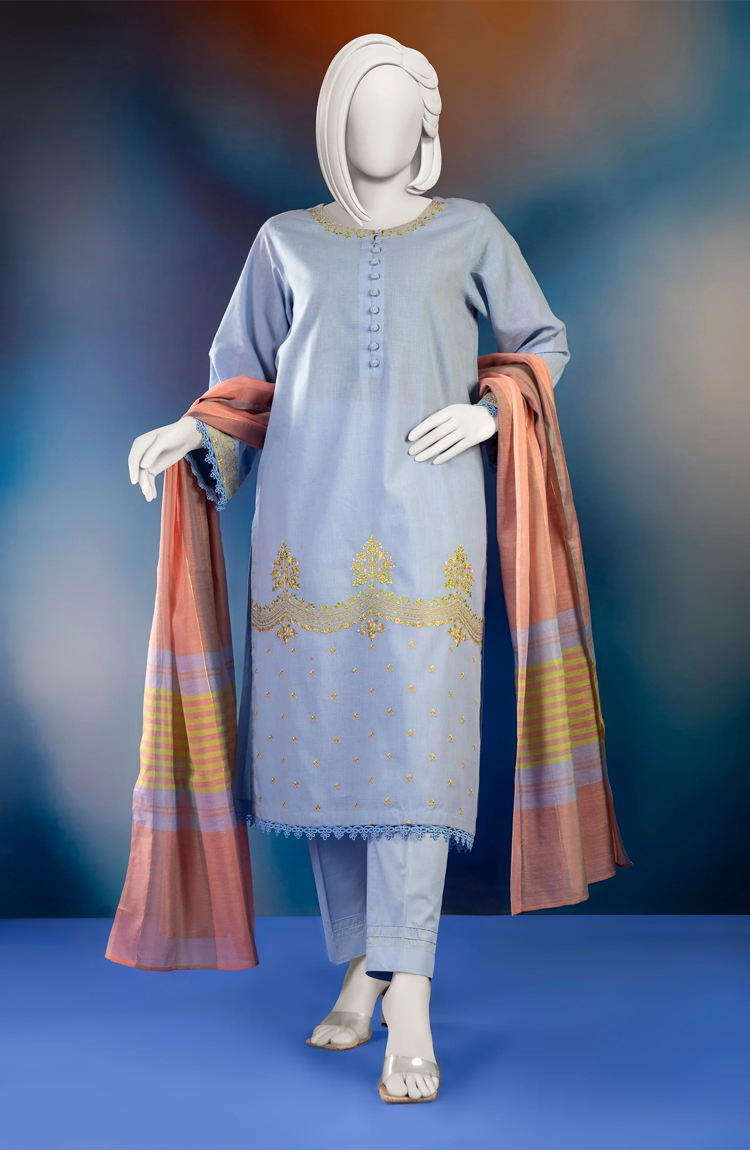 WINTER'23 WOMEN STITCHED 3PC SUIT