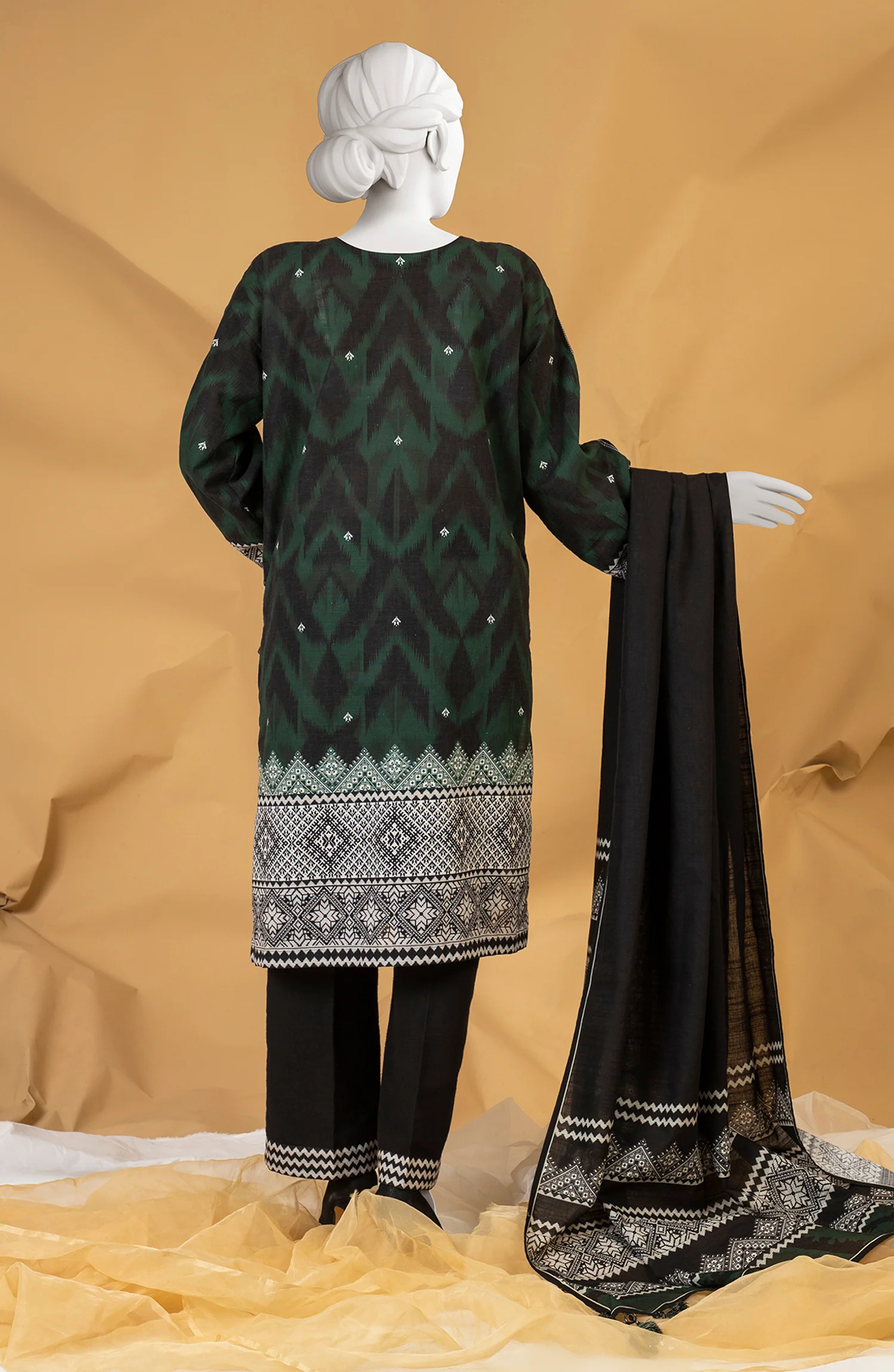 WINTER'23 WOMEN STITCHED 3PC SUIT - Image 3