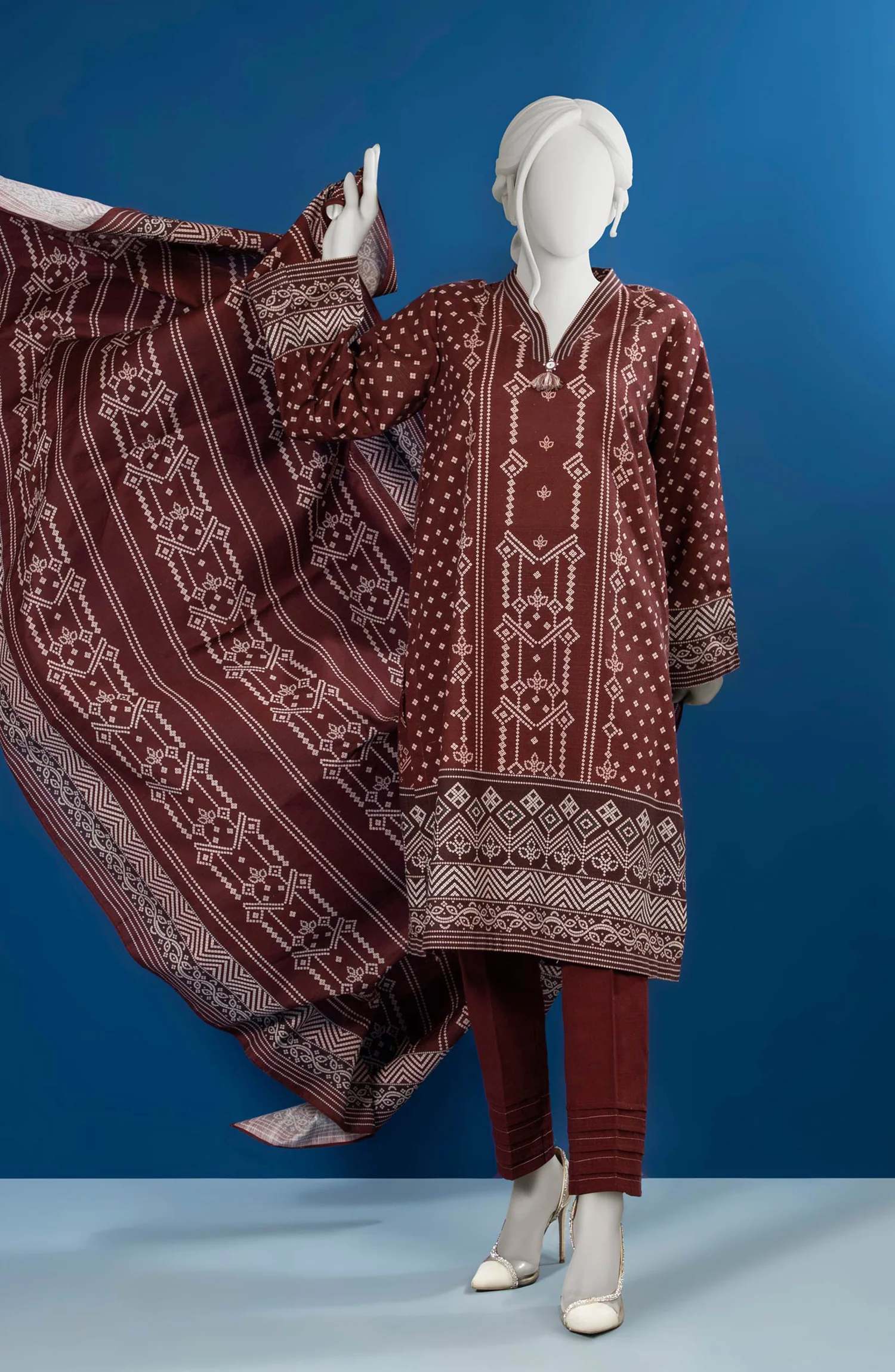 WINTER'23 WOMEN STITCHED 3PC SUIT