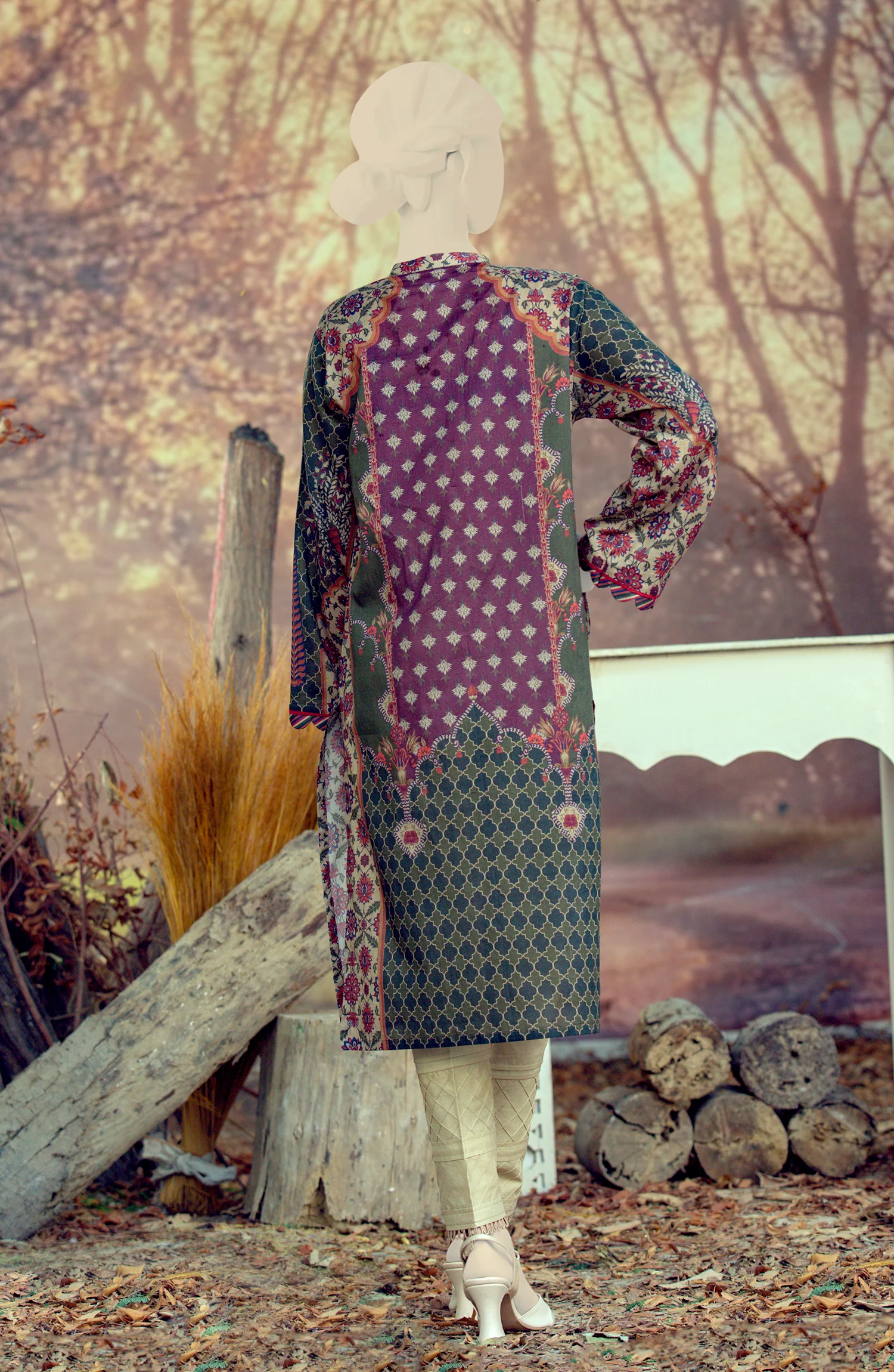 WOMEN KURTAK 1PC STITCHED KURTI - Image 3