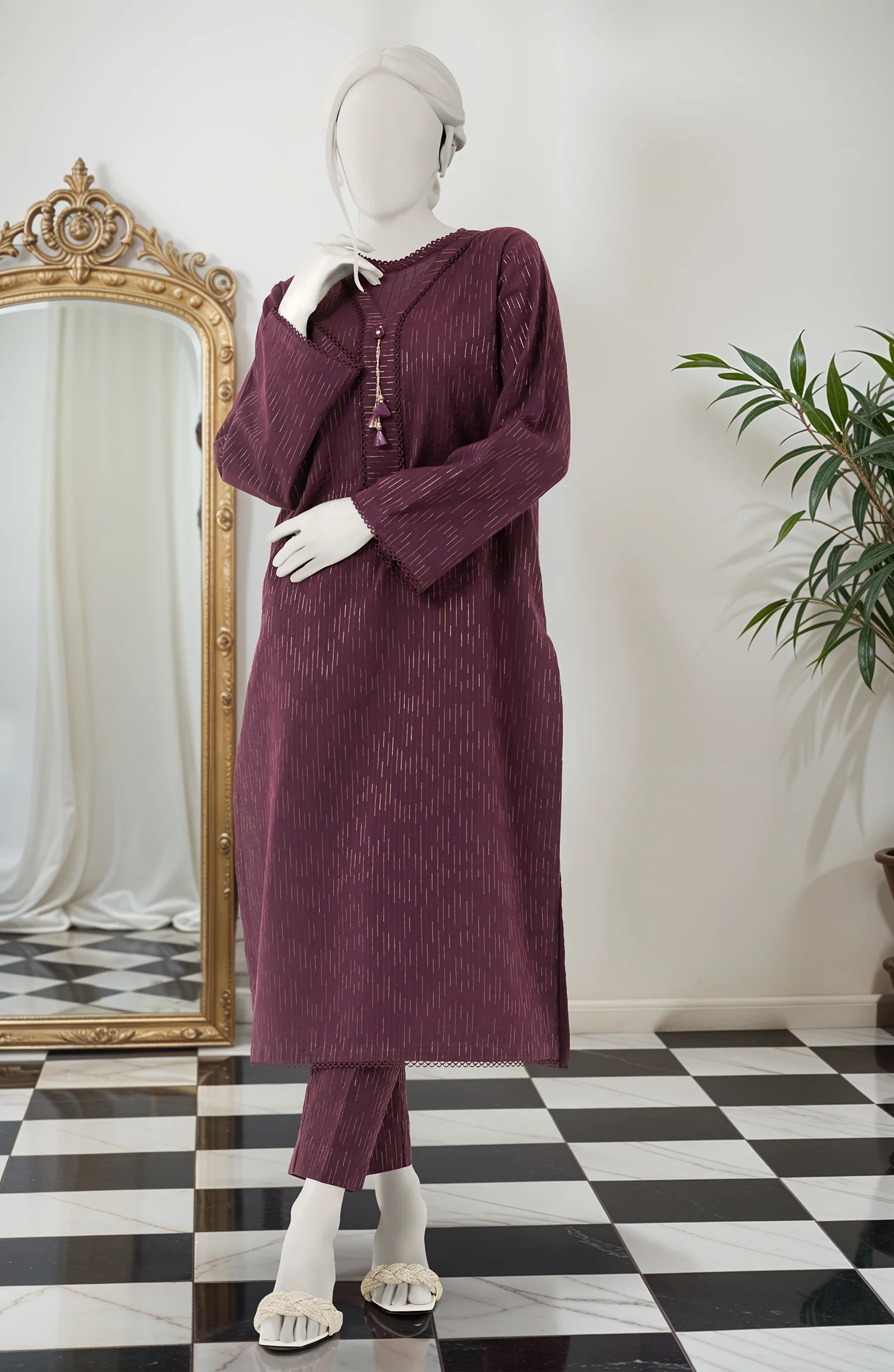 WOMEN STITCHED 2PC SUIT